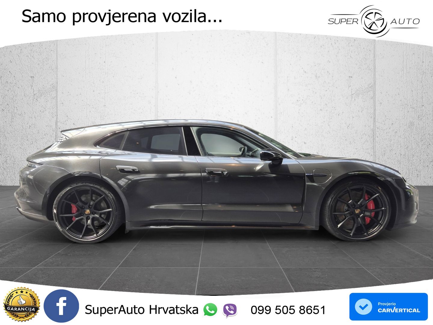 Porsche Taycan Sport Turismo GTS Performance Plus 93.4 kWh (598 KS)