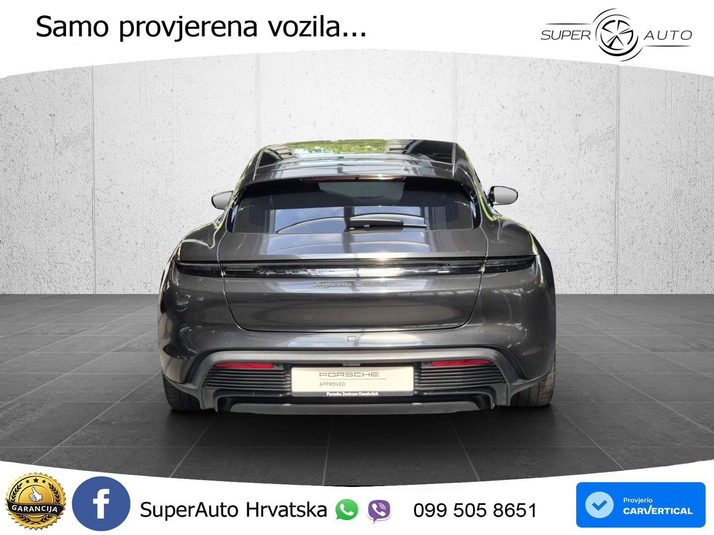 Porsche Taycan Sport Turismo GTS Performance Plus 93.4 kWh (598 KS)