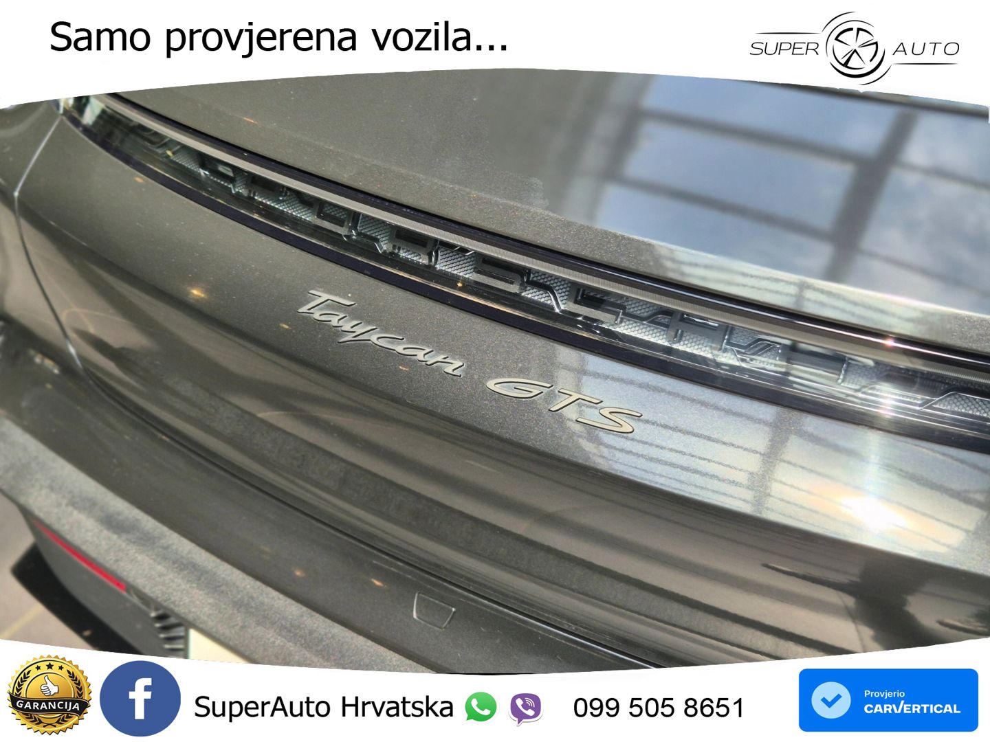 Porsche Taycan Sport Turismo GTS Performance Plus 93.4 kWh (598 KS)