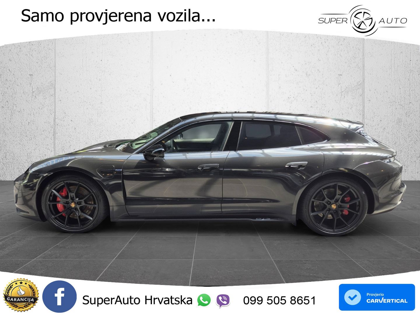 Porsche Taycan Sport Turismo GTS Performance Plus 93.4 kWh (598 KS)