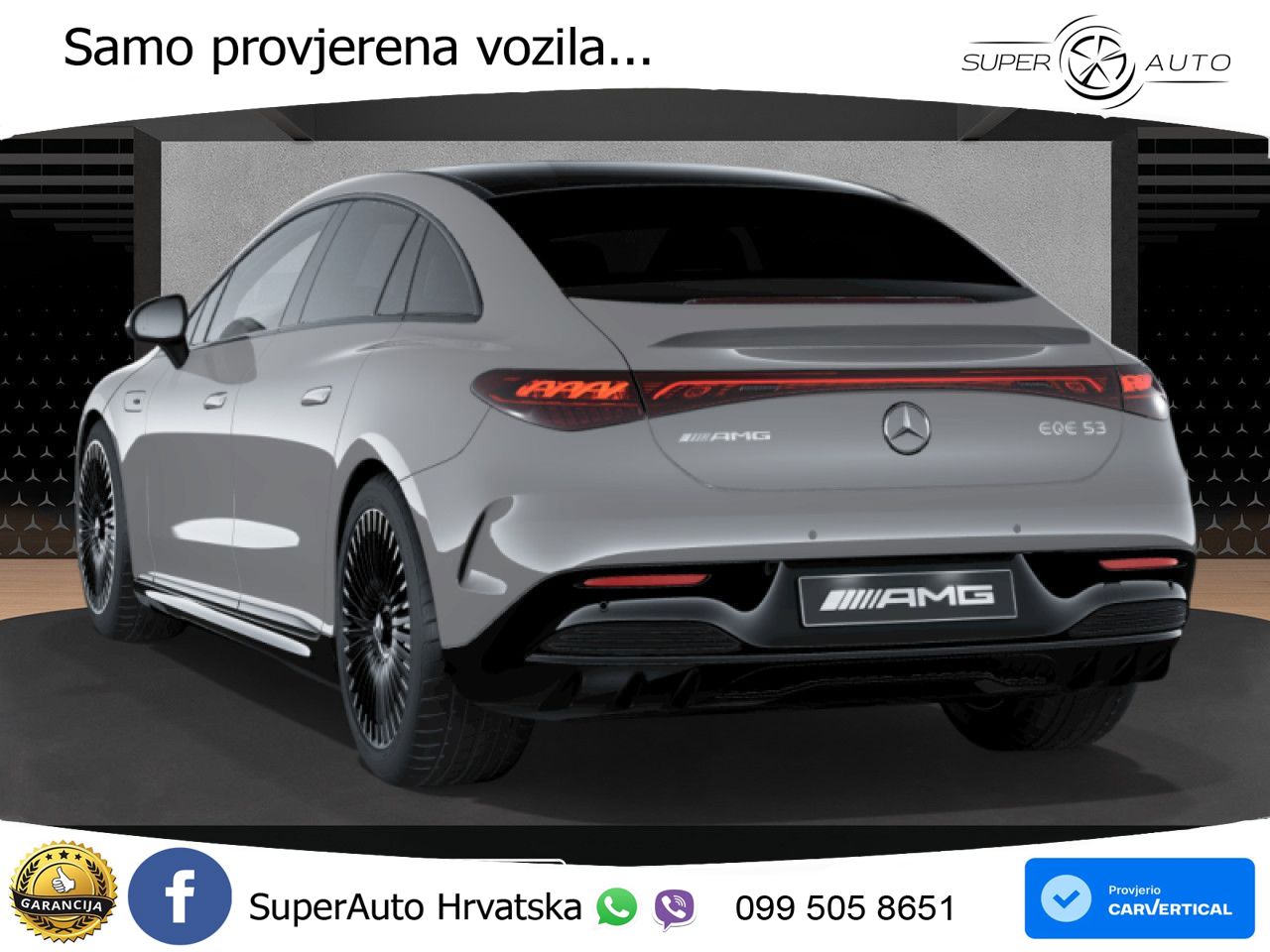 Mercedes EQE AMG 53 100 kWh (625 KS) 4MATIC+ LED+GR SJED+ACC