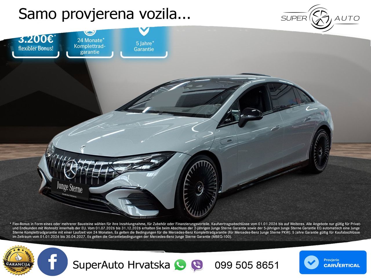 Mercedes EQE AMG 53 100 kWh (625 KS) 4MATIC+ LED+GR SJED+ACC