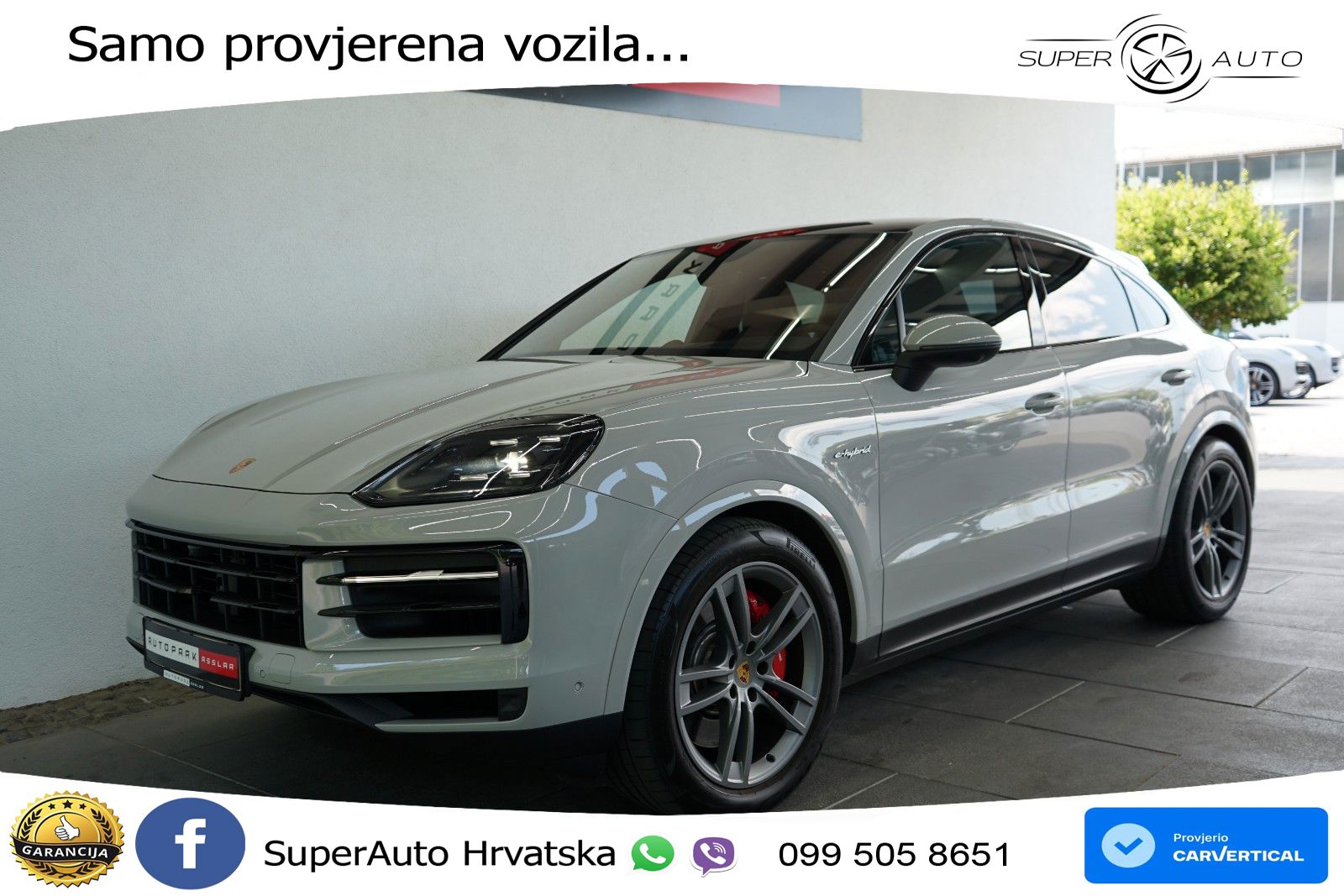 Porsche Cayenne Coupe S 3.0 V6 (519 KS) E-Hybrid Tiptronic S LED+GR SJED+ACC