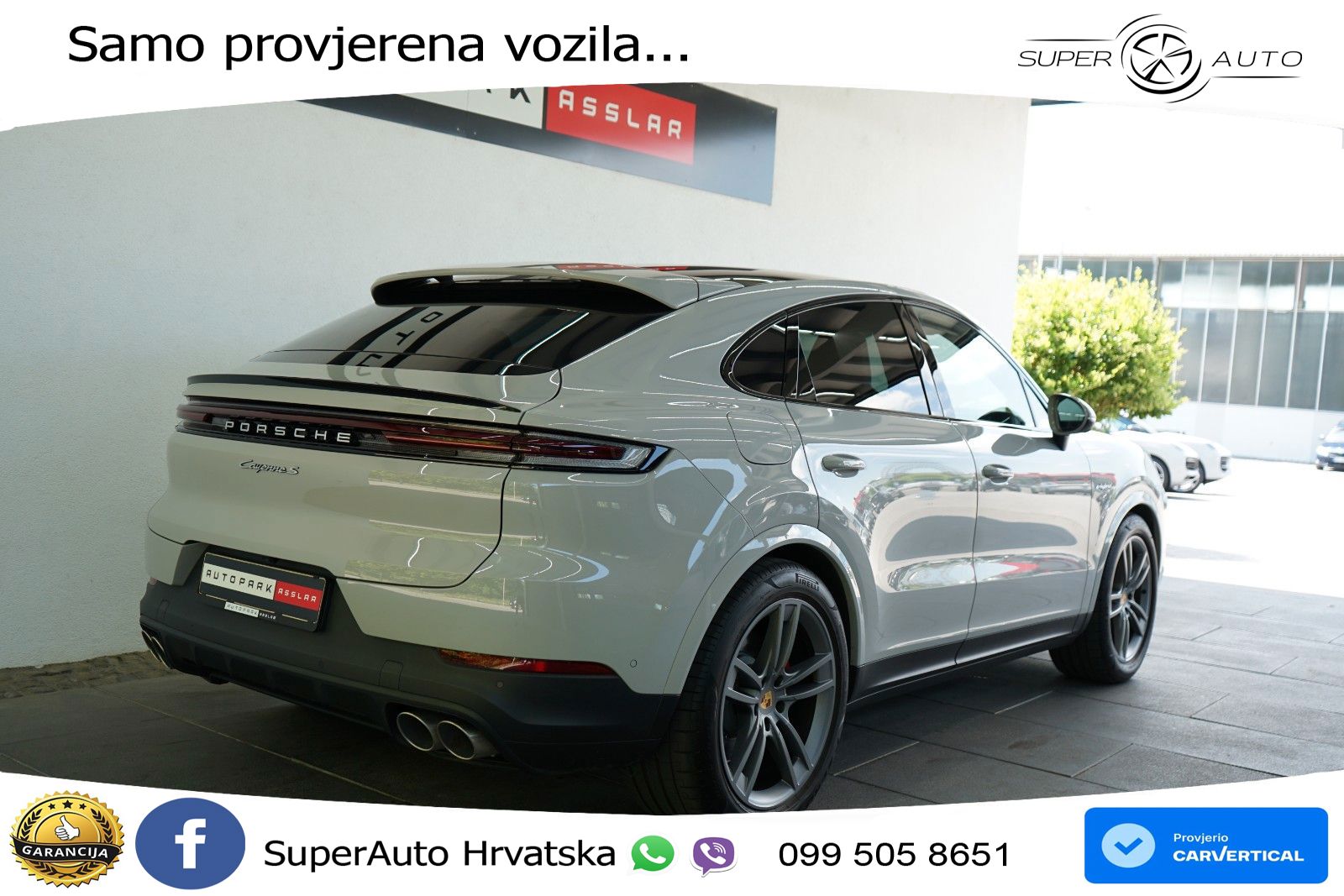 Porsche Cayenne Coupe S 3.0 V6 (519 KS) E-Hybrid Tiptronic S LED+GR SJED+ACC