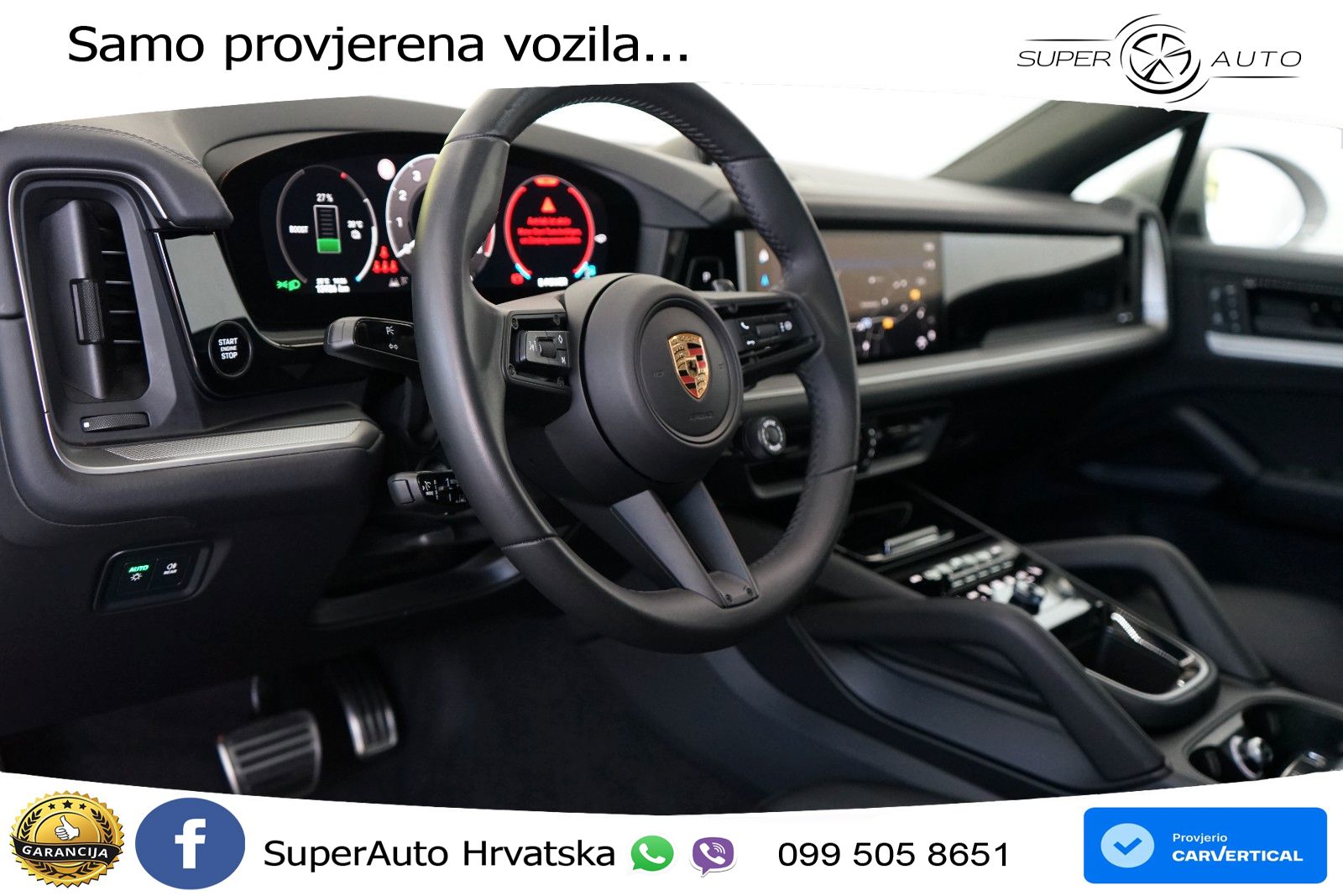 Porsche Cayenne Coupe S 3.0 V6 (519 KS) E-Hybrid Tiptronic S LED+GR SJED+ACC