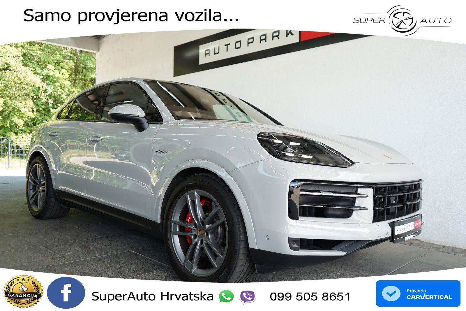 Porsche Cayenne Coupe S 3.0 V6 (519 KS) E-Hybrid Tiptronic S LED+GR SJED+ACC