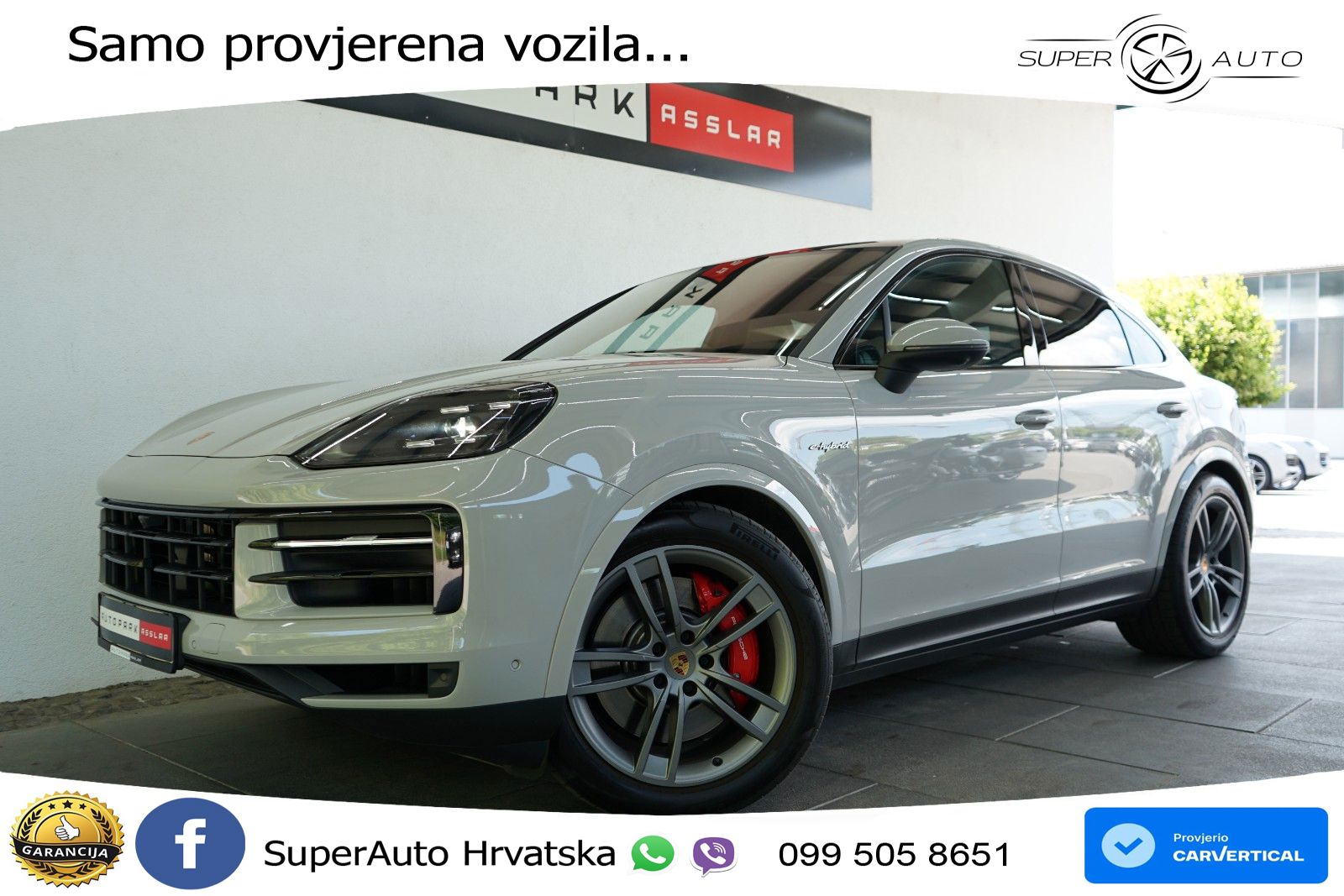 Porsche Cayenne Coupe S 3.0 V6 (519 KS) E-Hybrid Tiptronic S LED+GR SJED+ACC
