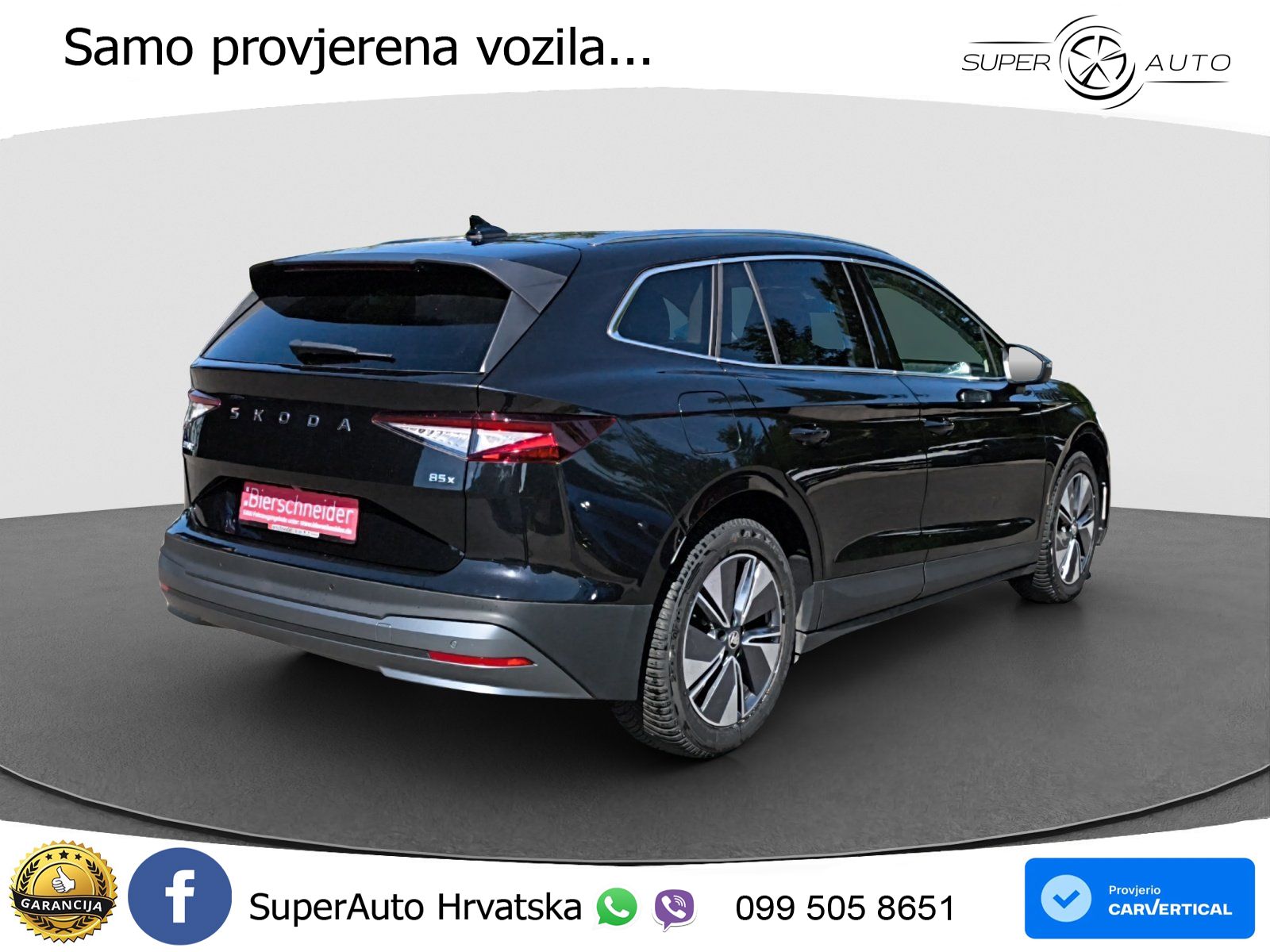 Škoda Enyaq iV 85x 82 kWh (286 KS) AWD