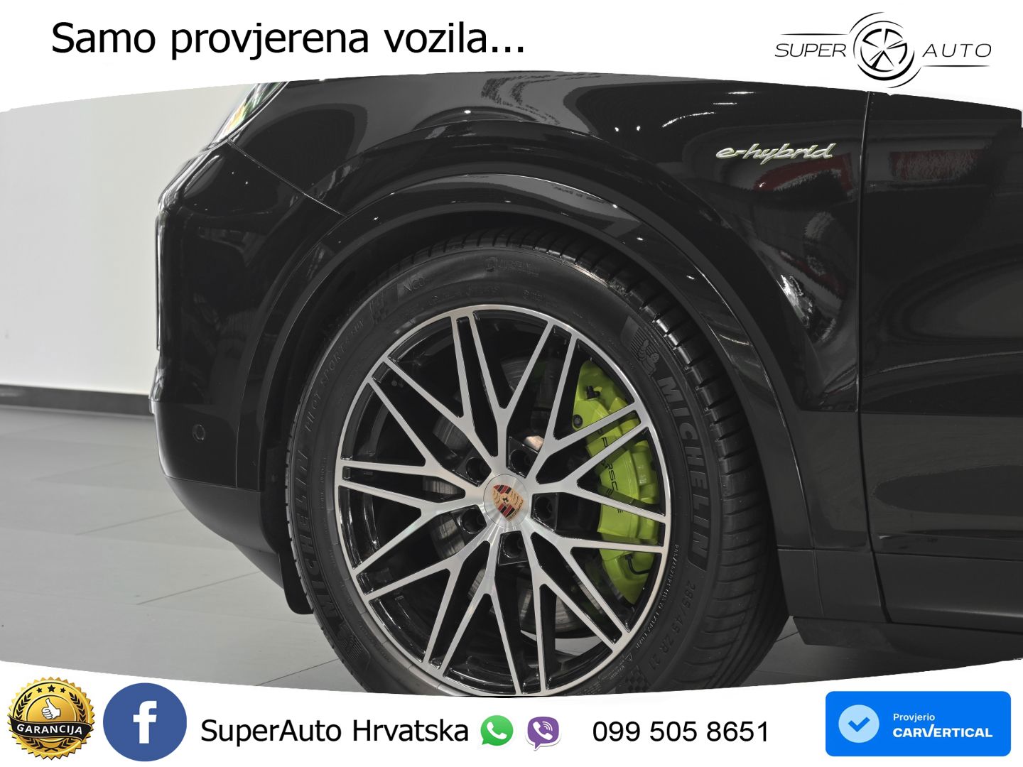 Porsche Cayenne S 3.0 V6 (519 KS) E-Hybrid Tiptronic S LED+GR SJED+ACC