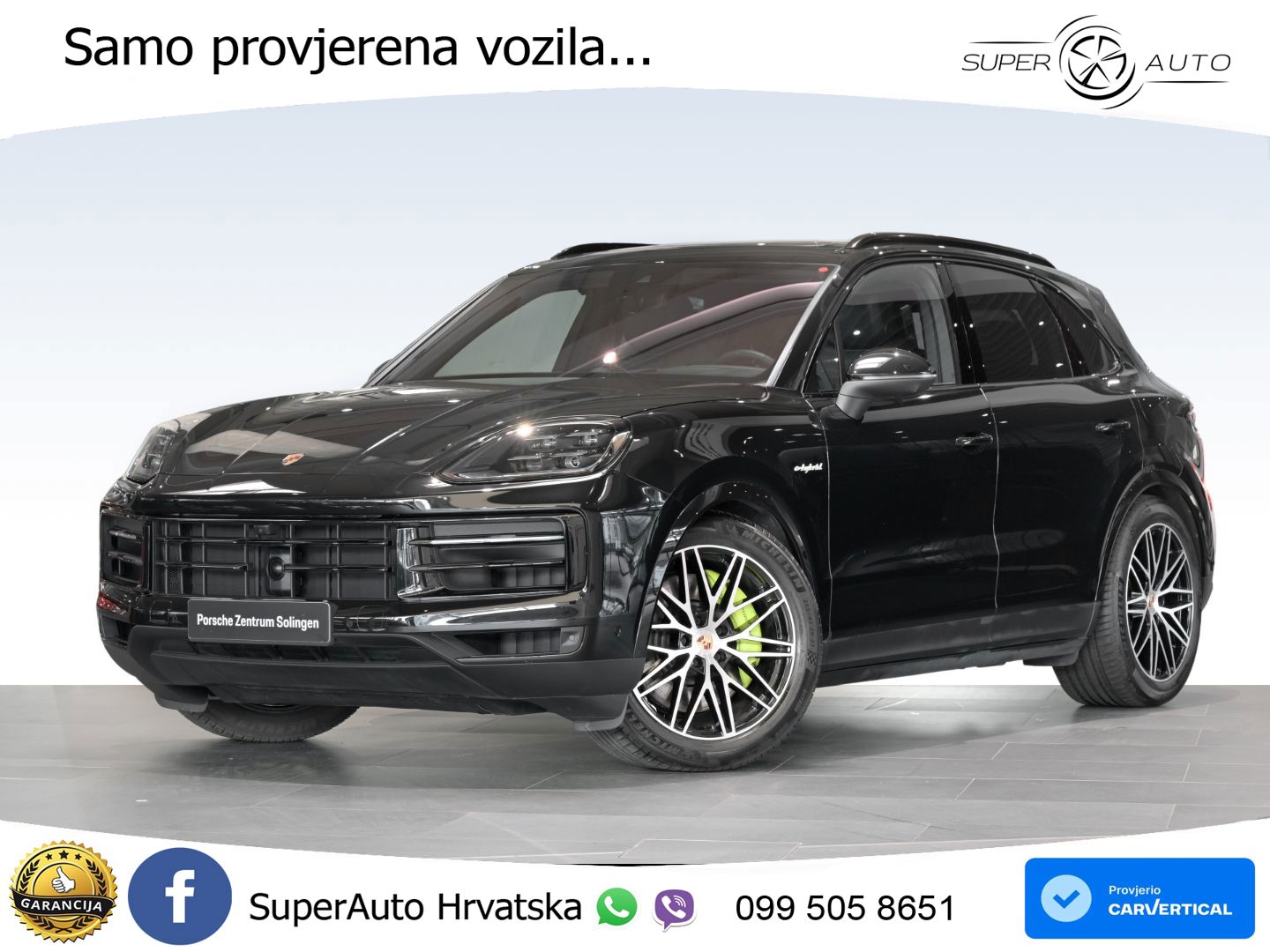 Porsche Cayenne S 3.0 V6 (519 KS) E-Hybrid Tiptronic S LED+GR SJED+ACC