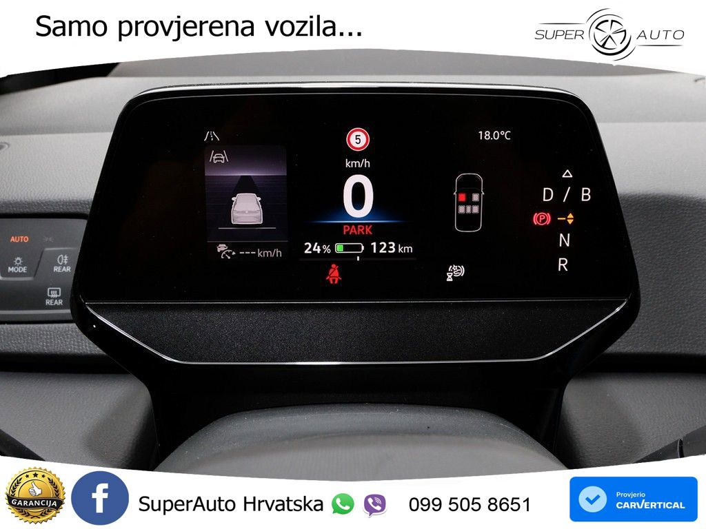 Volkswagen ID.3 GTX Performance 84 kWh (326 KS) LED+GR SJED+ACC