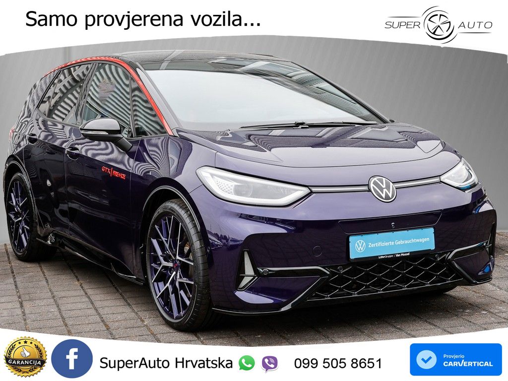 Volkswagen ID.3 GTX Performance 84 kWh (326 KS) LED+GR SJED+ACC