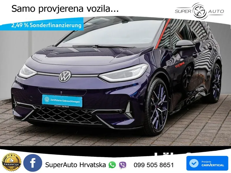 Volkswagen ID.3 GTX Performance 84 kWh (326 KS) LED+GR SJED+ACC