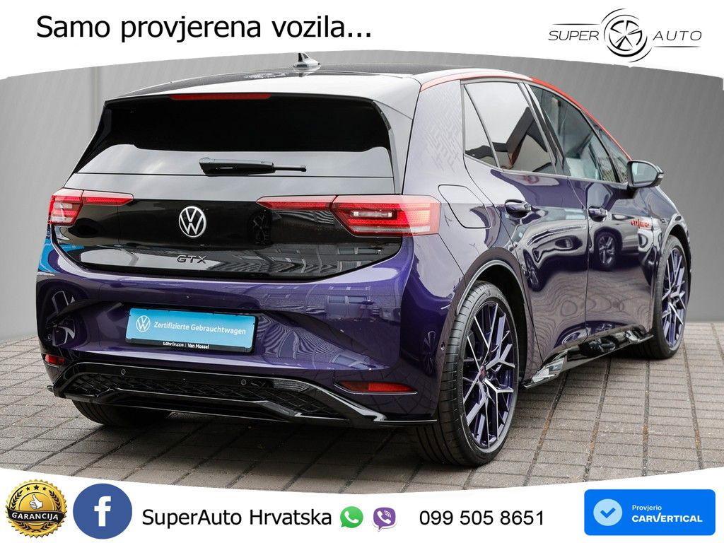 Volkswagen ID.3 GTX Performance 84 kWh (326 KS) LED+GR SJED+ACC