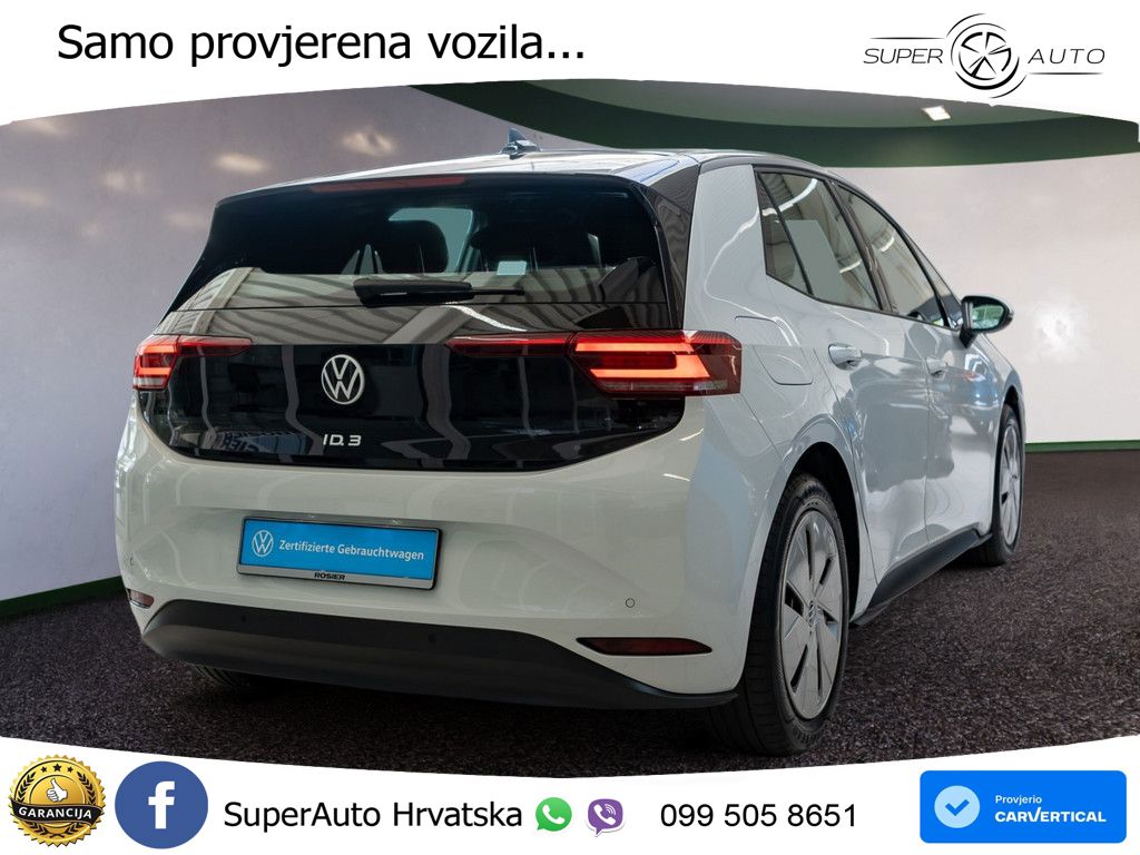 Volkswagen ID.3 Pro 62 kWh (204 KS)