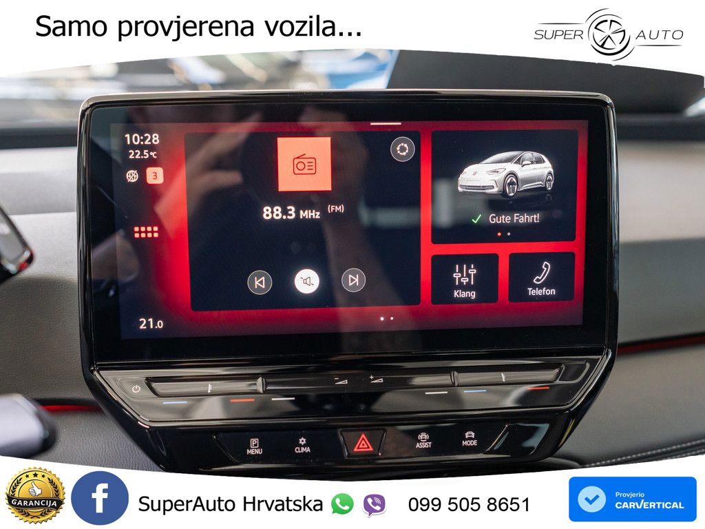 Volkswagen ID.3 Pro 62 kWh (204 KS)