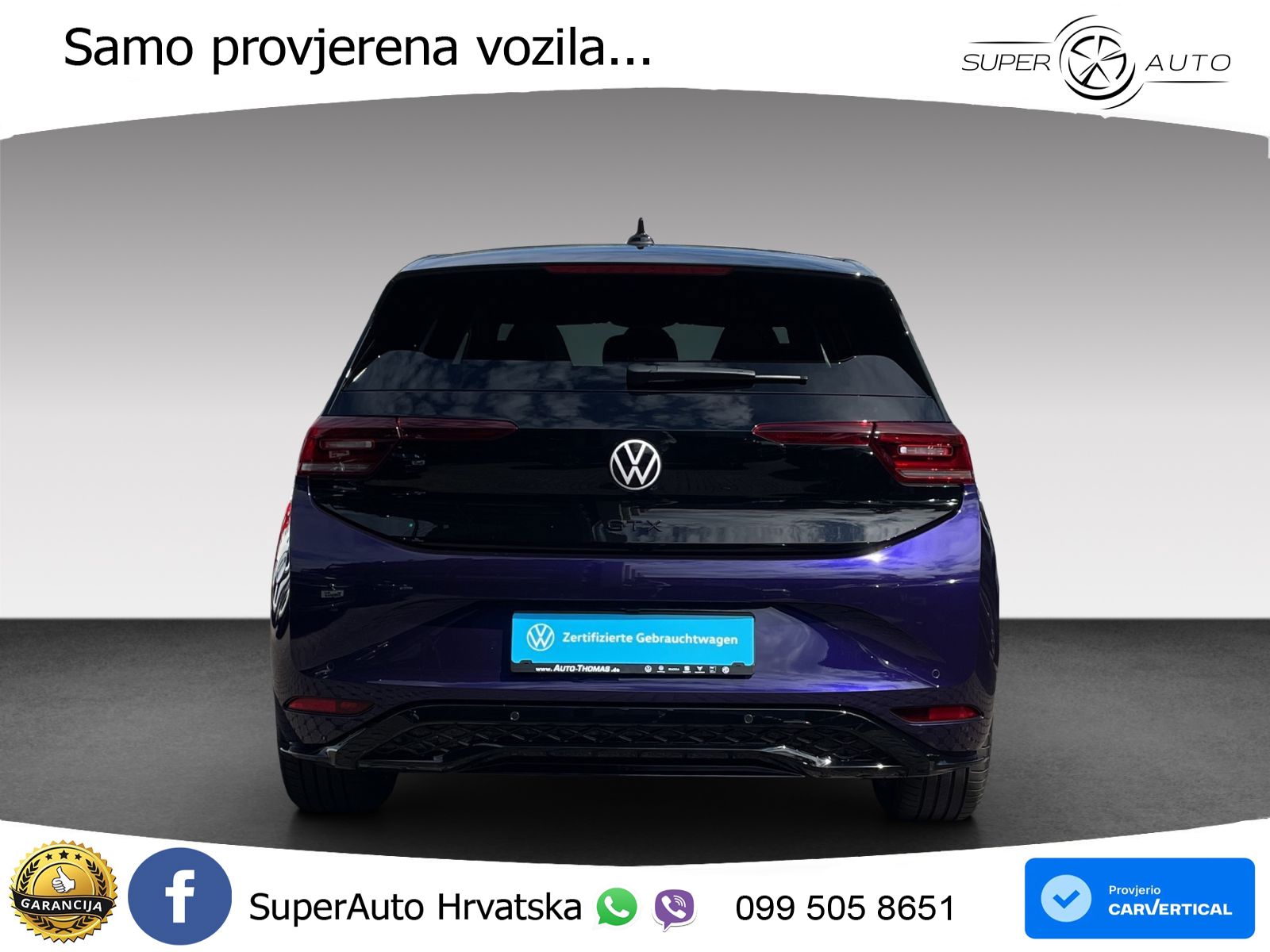 Volkswagen ID.3 GTX Performance 84 kWh (326 KS)