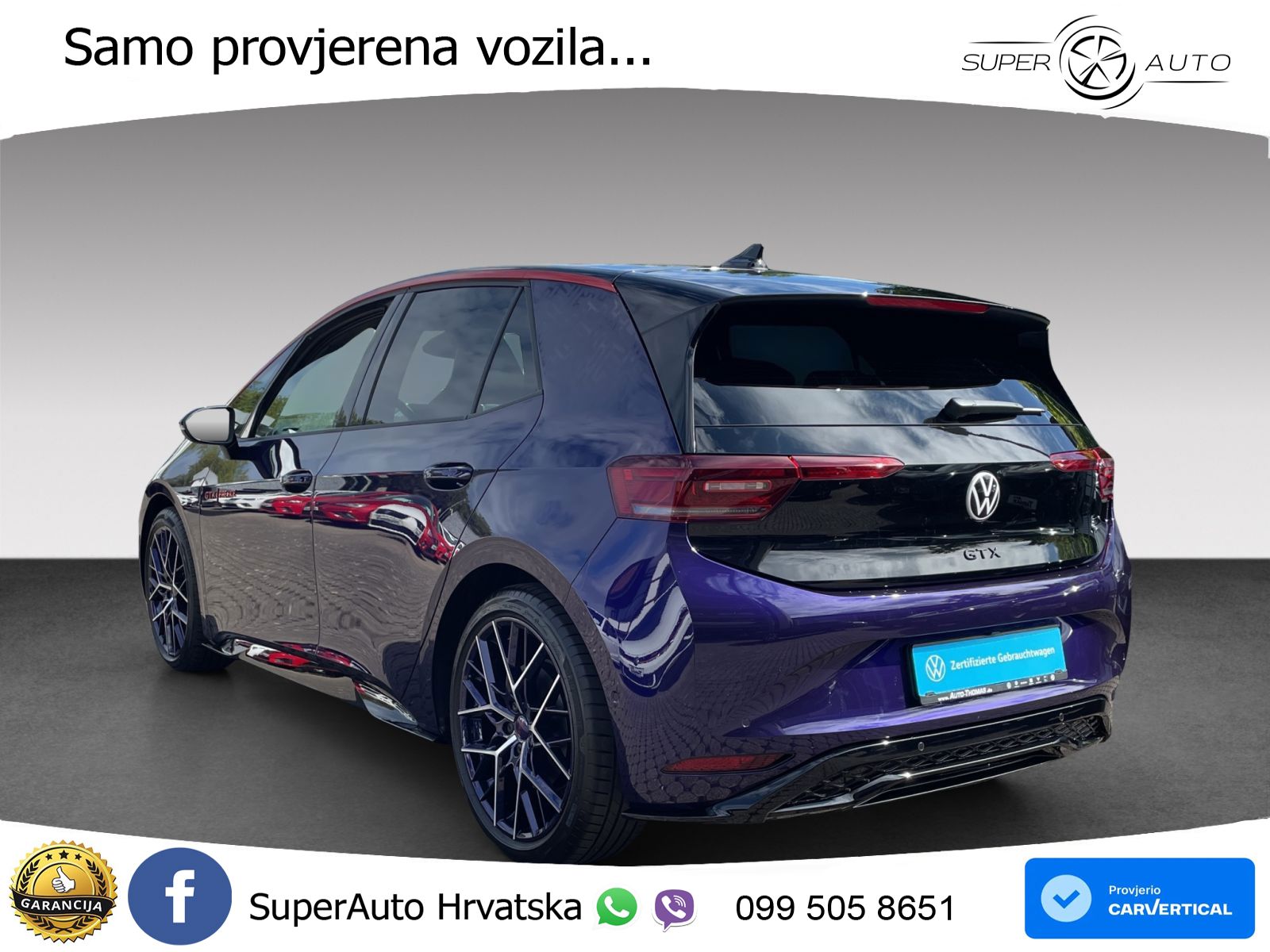 Volkswagen ID.3 GTX Performance 84 kWh (326 KS)