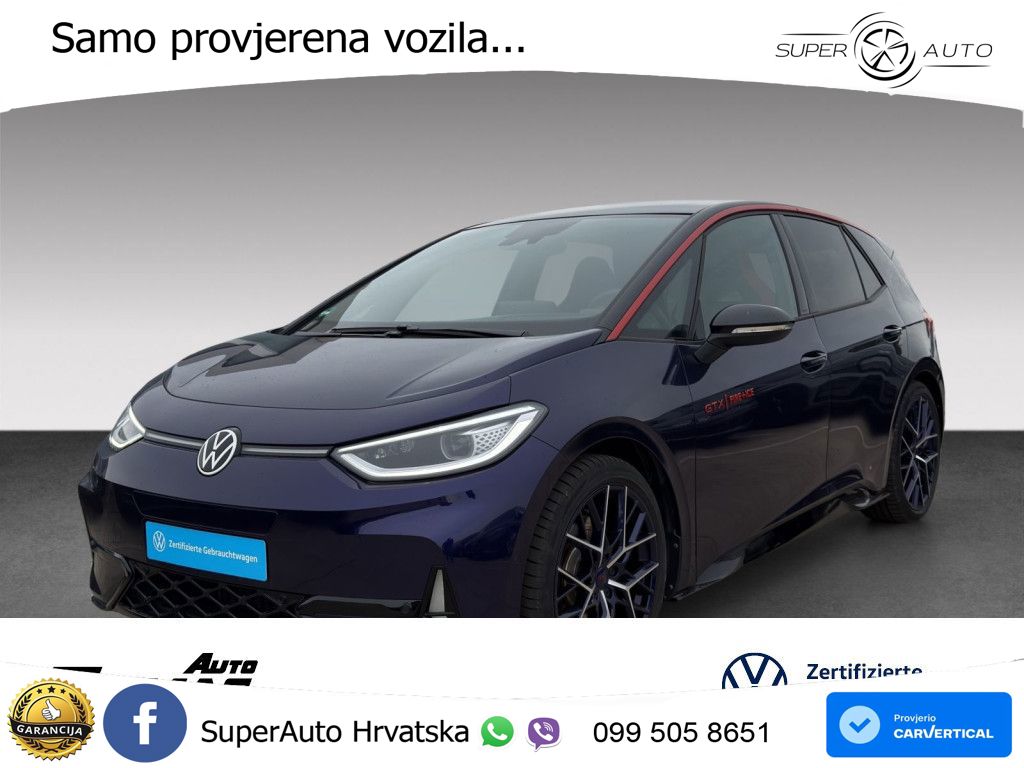 Volkswagen ID.3 GTX Performance 84 kWh (326 KS)
