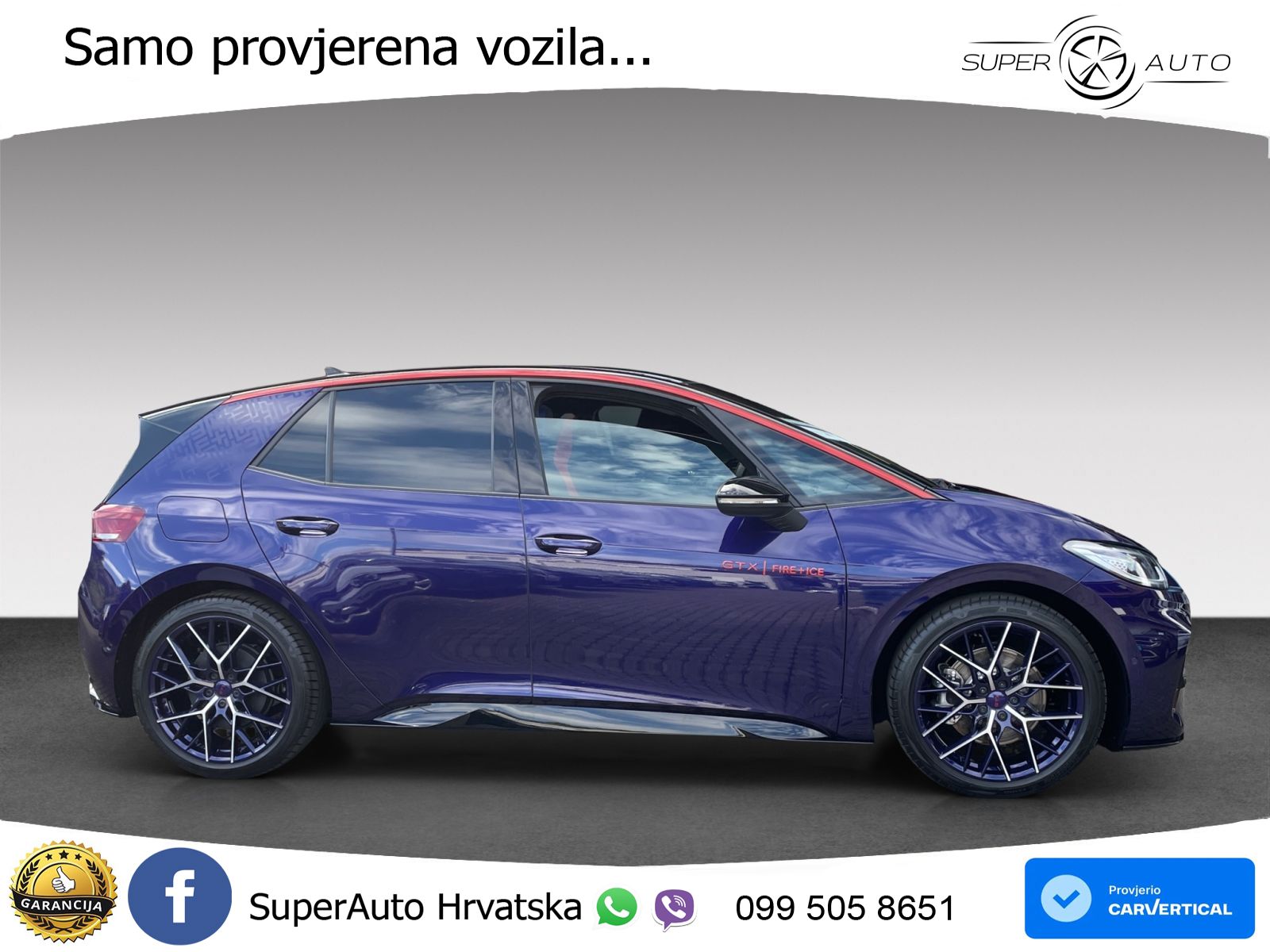 Volkswagen ID.3 GTX Performance 84 kWh (326 KS)