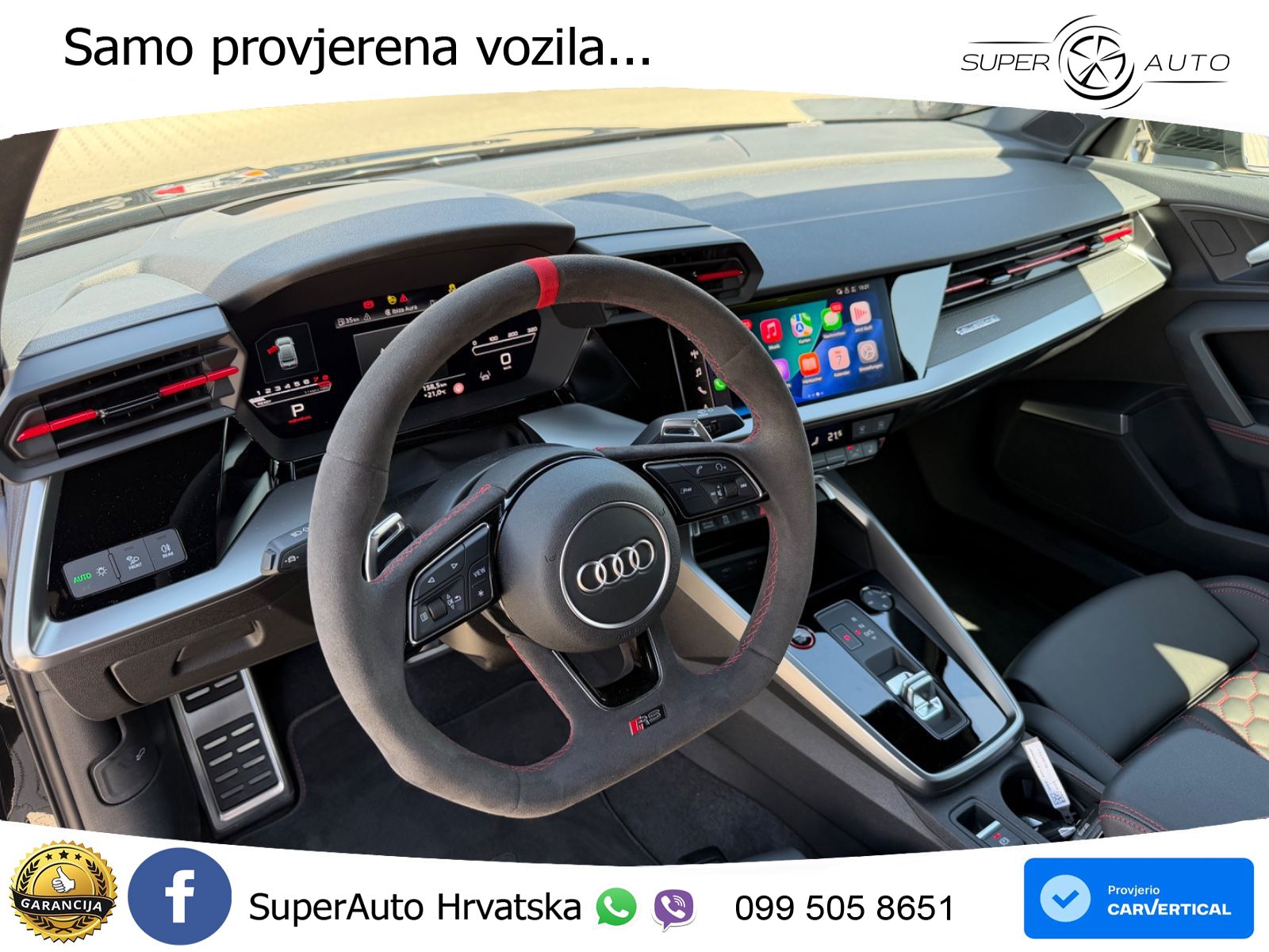 Audi RS3 Sportback 2.5 TFSI (400 KS) quattro S tronic LED+GR SJED+ACC