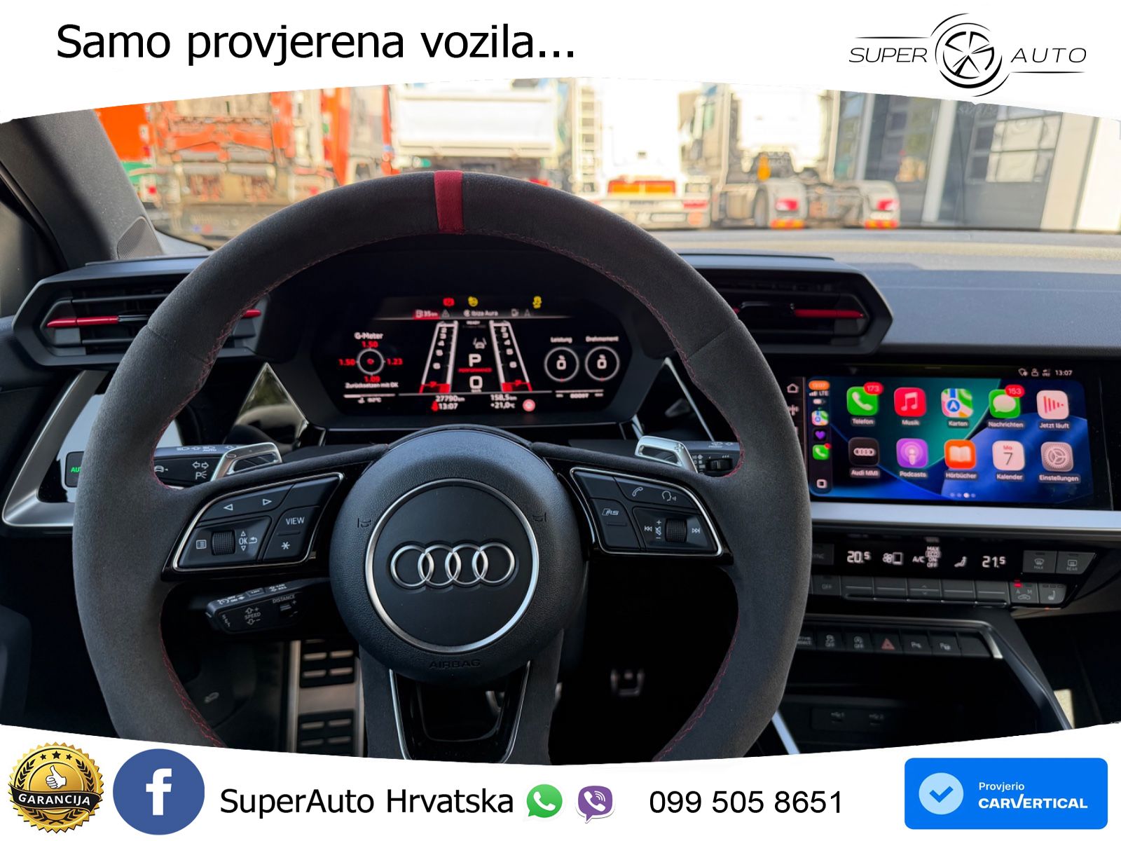 Audi RS3 Sportback 2.5 TFSI (400 KS) quattro S tronic LED+GR SJED+ACC