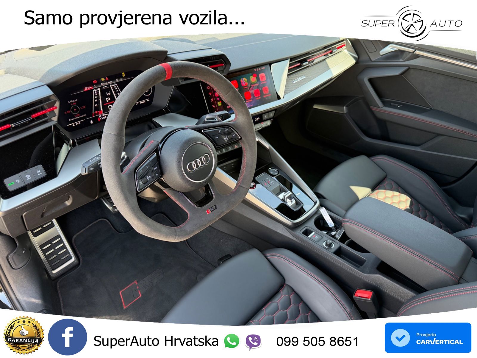 Audi RS3 Sportback 2.5 TFSI (400 KS) quattro S tronic LED+GR SJED+ACC