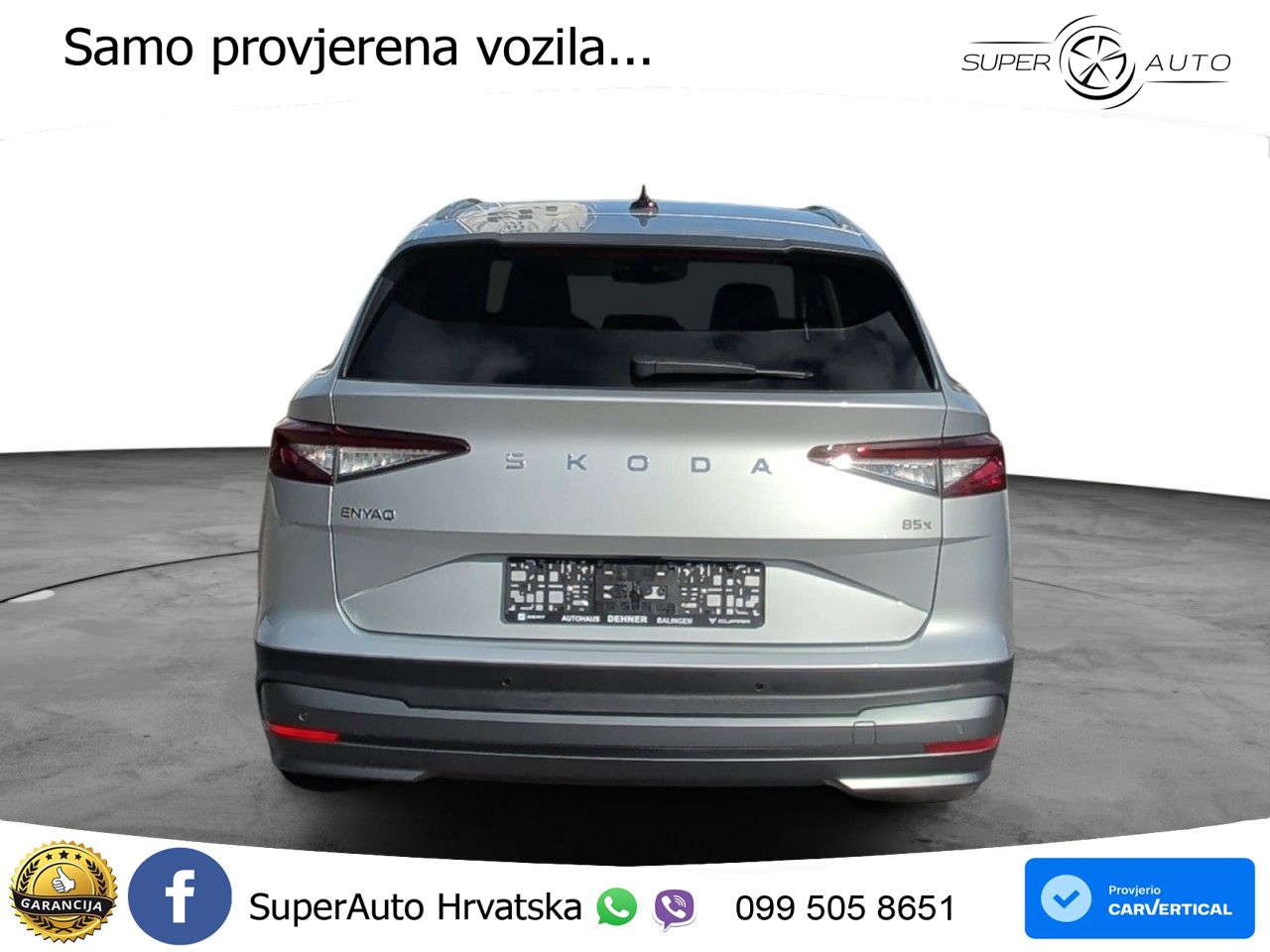 Škoda Enyaq iV 85x 82 kWh (286 KS) AWD