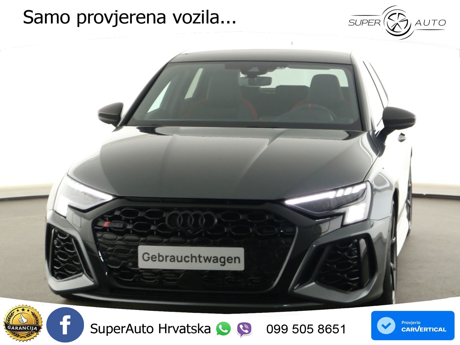 Audi RS3 Sedan 2.5 TFSI (400 KS) quattro S tronic LED+GR SJED+ACC