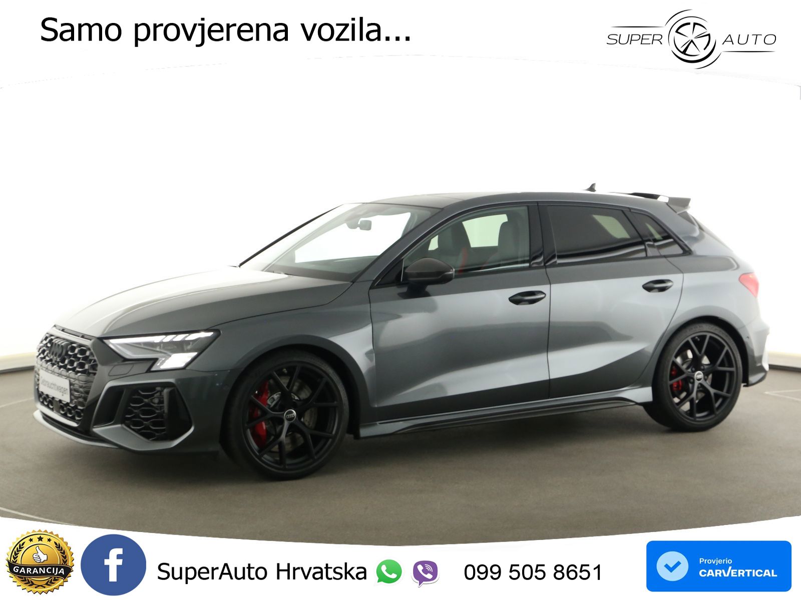 Audi RS3 Sedan 2.5 TFSI (400 KS) quattro S tronic LED+GR SJED+ACC