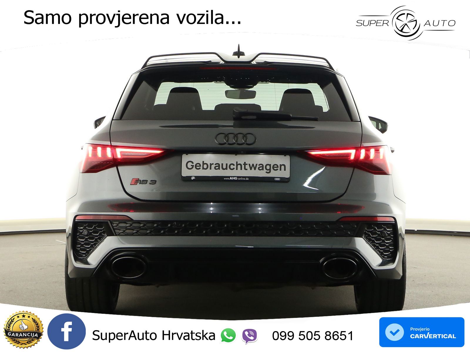 Audi RS3 Sedan 2.5 TFSI (400 KS) quattro S tronic LED+GR SJED+ACC