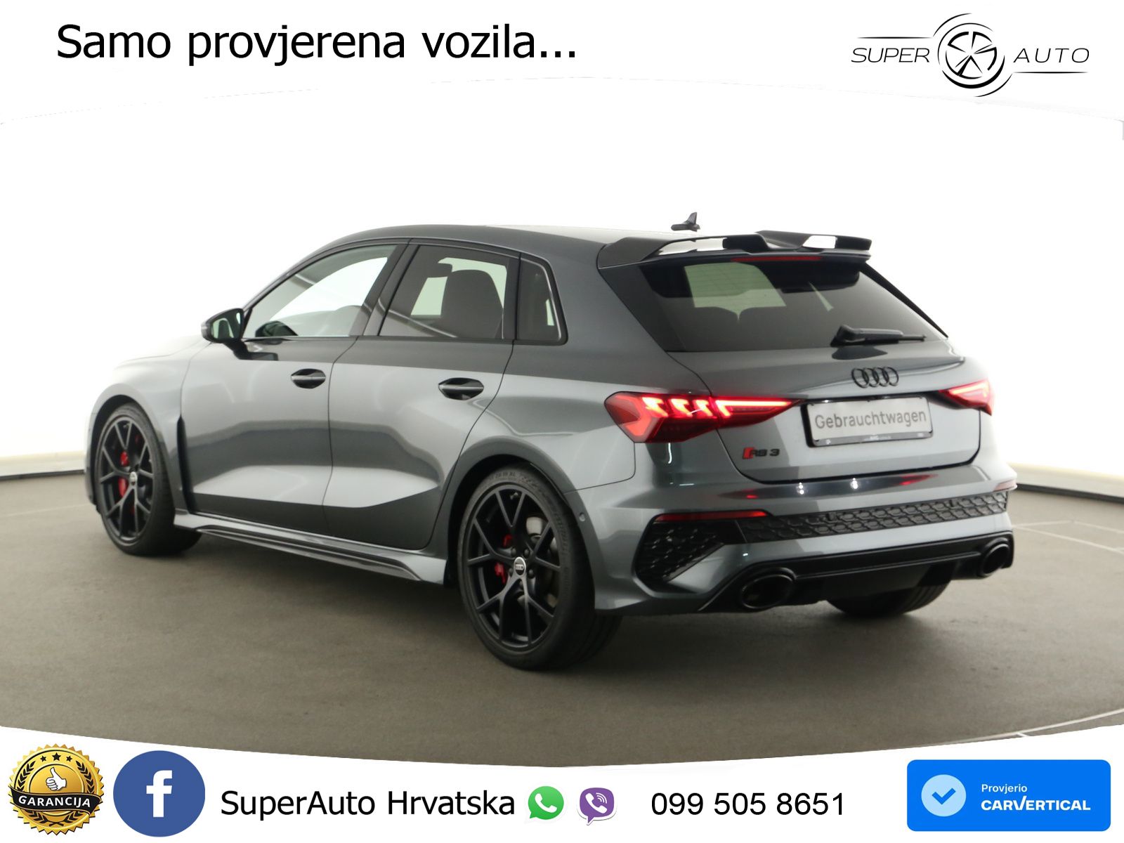 Audi RS3 Sedan 2.5 TFSI (400 KS) quattro S tronic LED+GR SJED+ACC