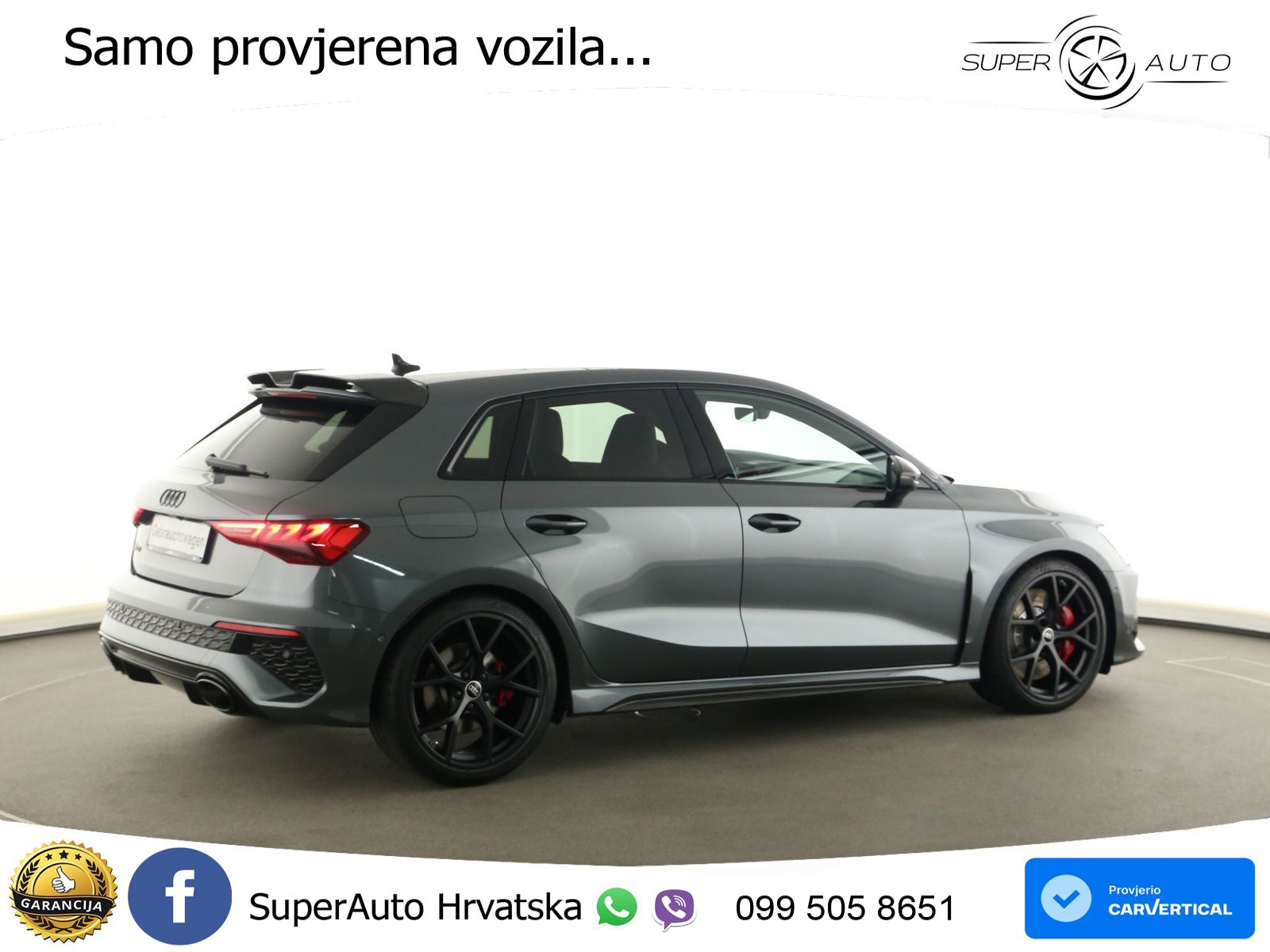 Audi RS3 Sedan 2.5 TFSI (400 KS) quattro S tronic LED+GR SJED+ACC