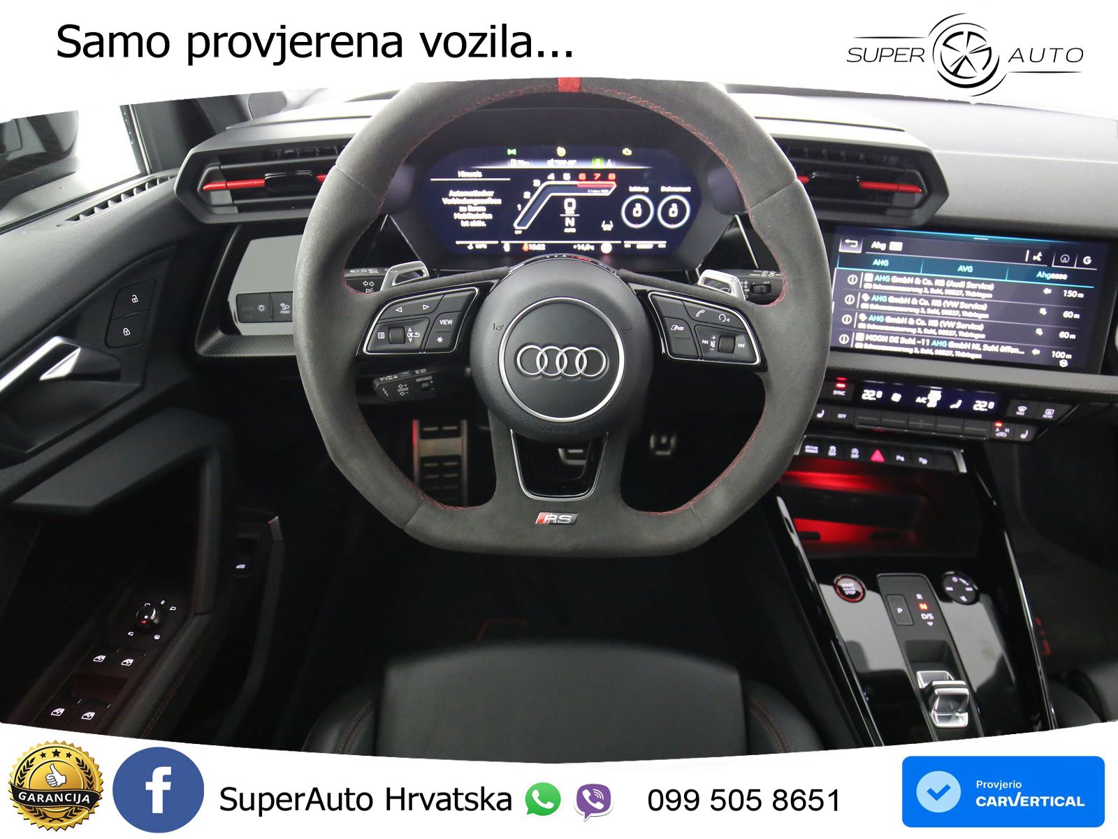 Audi RS3 Sedan 2.5 TFSI (400 KS) quattro S tronic LED+GR SJED+ACC