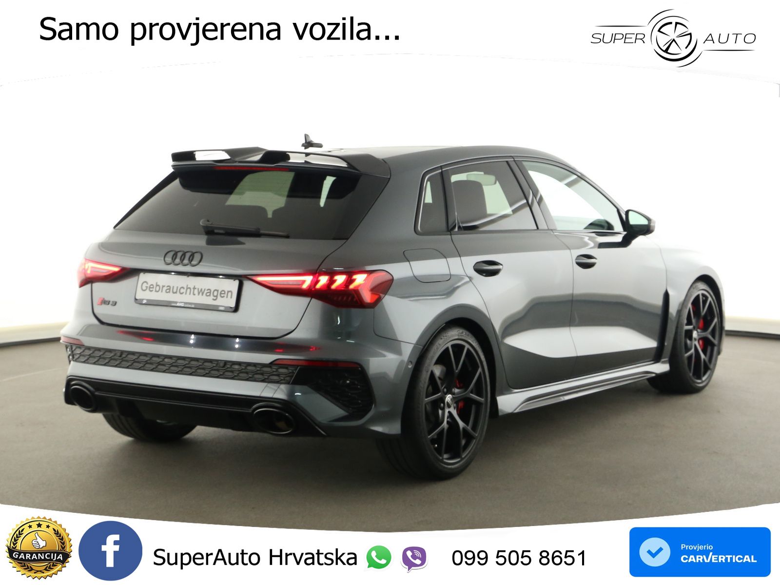 Audi RS3 Sedan 2.5 TFSI (400 KS) quattro S tronic LED+GR SJED+ACC