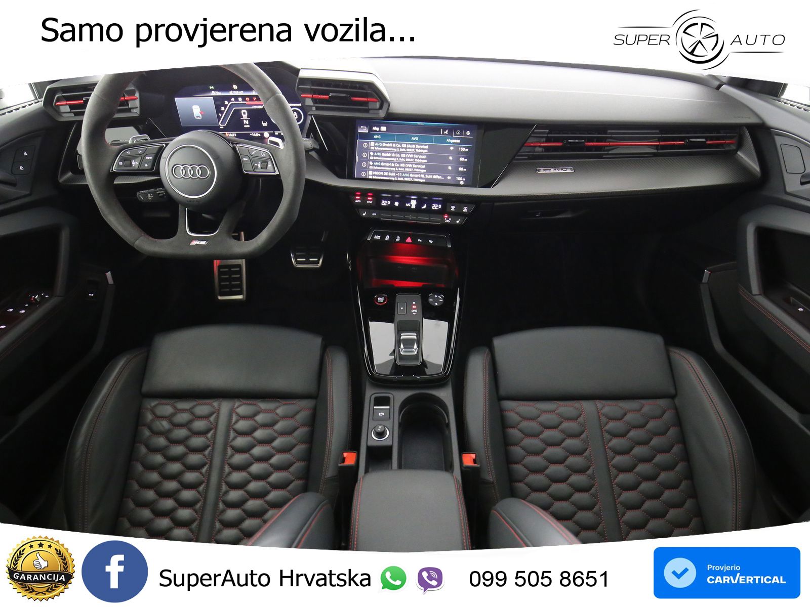 Audi RS3 Sedan 2.5 TFSI (400 KS) quattro S tronic LED+GR SJED+ACC