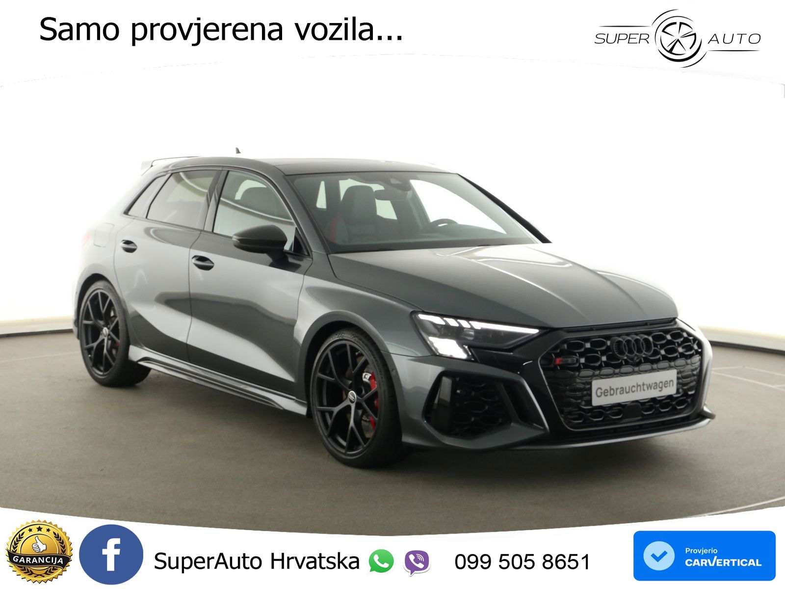 Audi RS3 Sedan 2.5 TFSI (400 KS) quattro S tronic LED+GR SJED+ACC