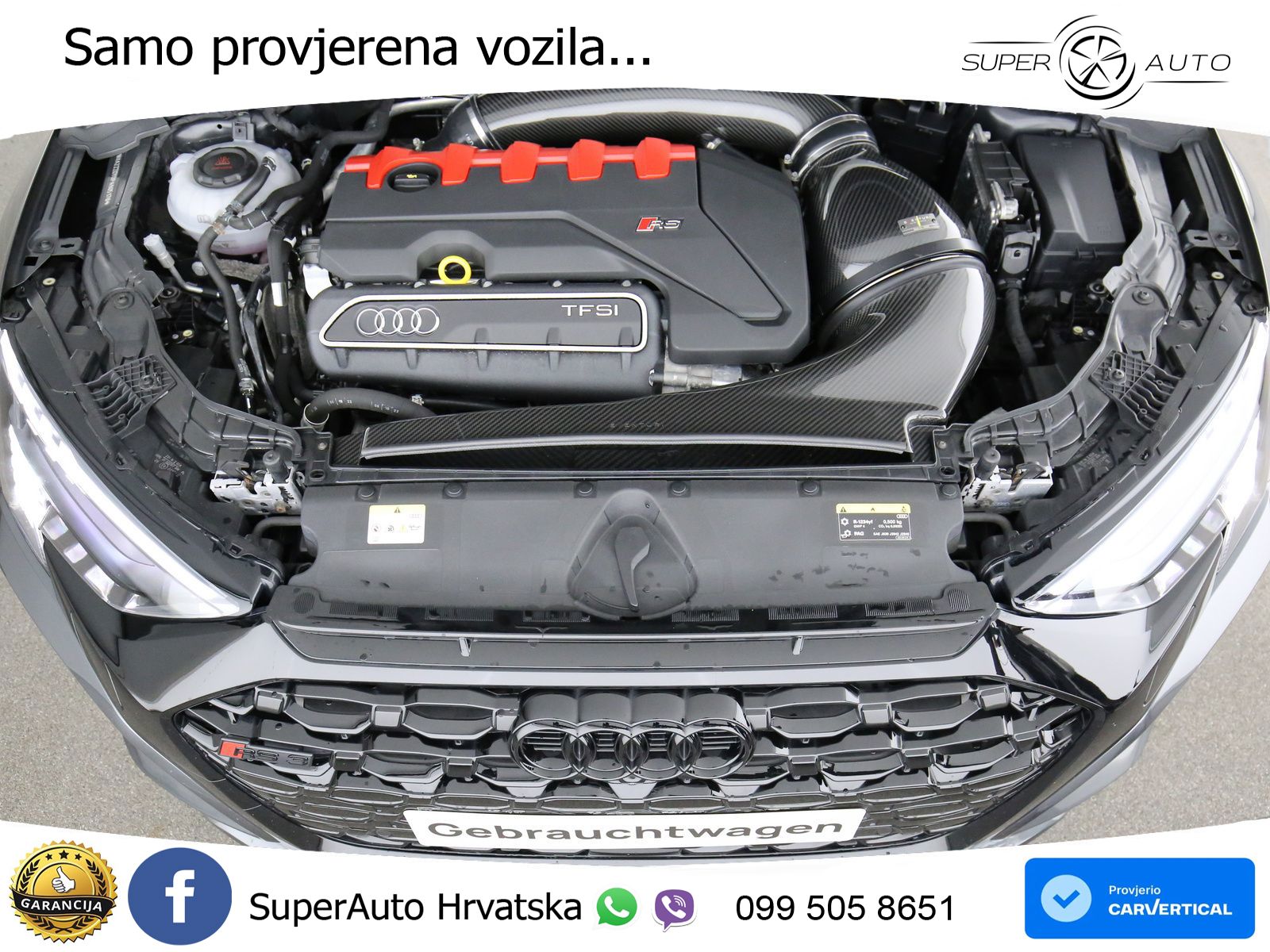 Audi RS3 Sedan 2.5 TFSI (400 KS) quattro S tronic LED+GR SJED+ACC