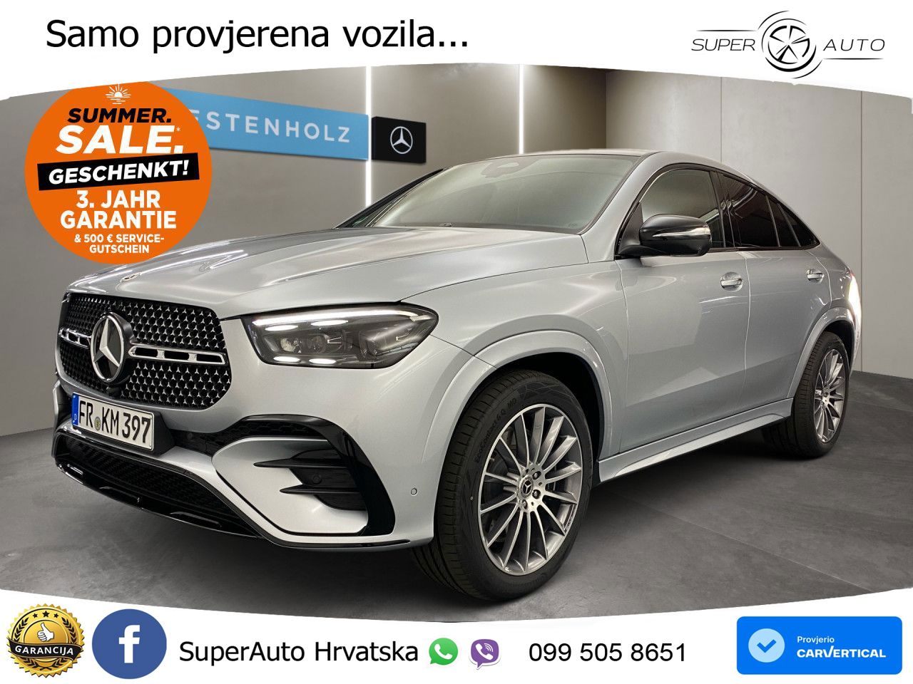 Mercedes GLE 450d (367 KS) EQ Boost 4MATIC 9G-TRONIC AMG LED+GR SJED+ACC