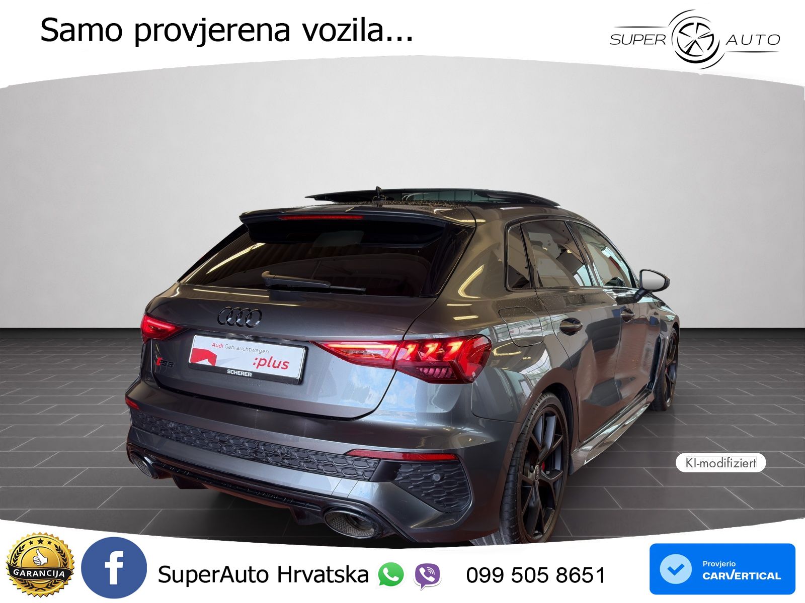 Audi RS3 Sedan 2.5 TFSI (400 KS) quattro S tronic LED+GR SJED+ACC
