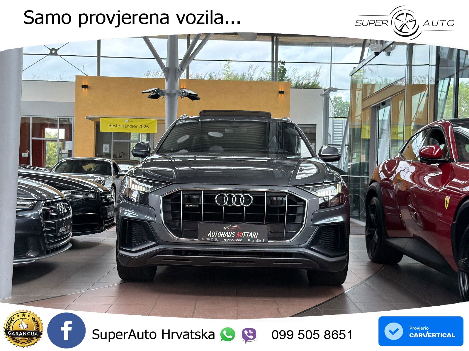 Audi Q8 50 TDI V6 (286 KS) quattro Tiptronic