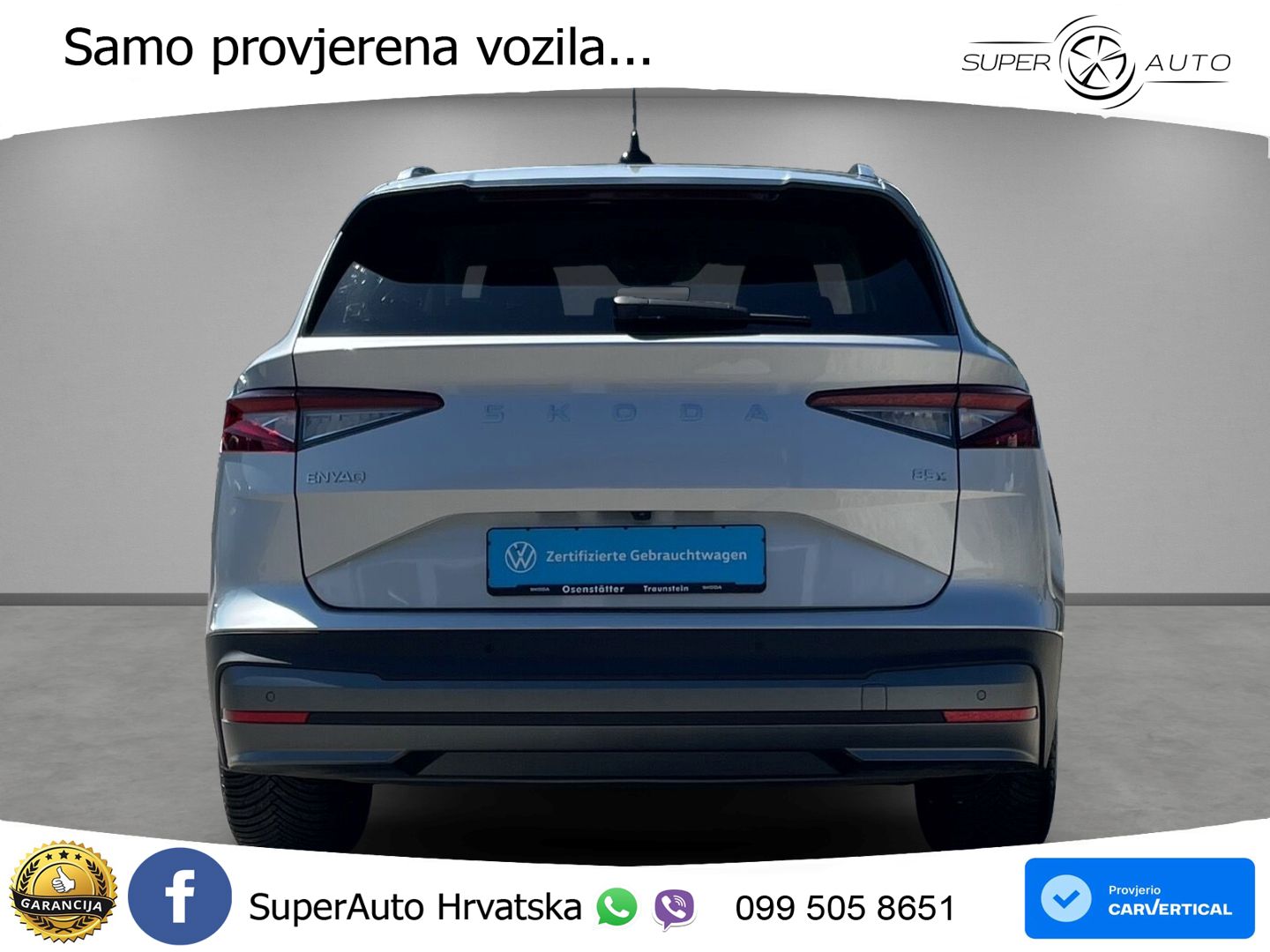 Škoda Enyaq iV 85x 82 kWh (286 KS) AWD