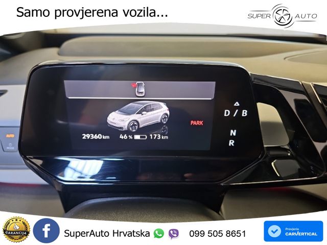 Volkswagen ID.3 Pro Performance 62 kWh (204 KS) LED+GR SJED+ACC