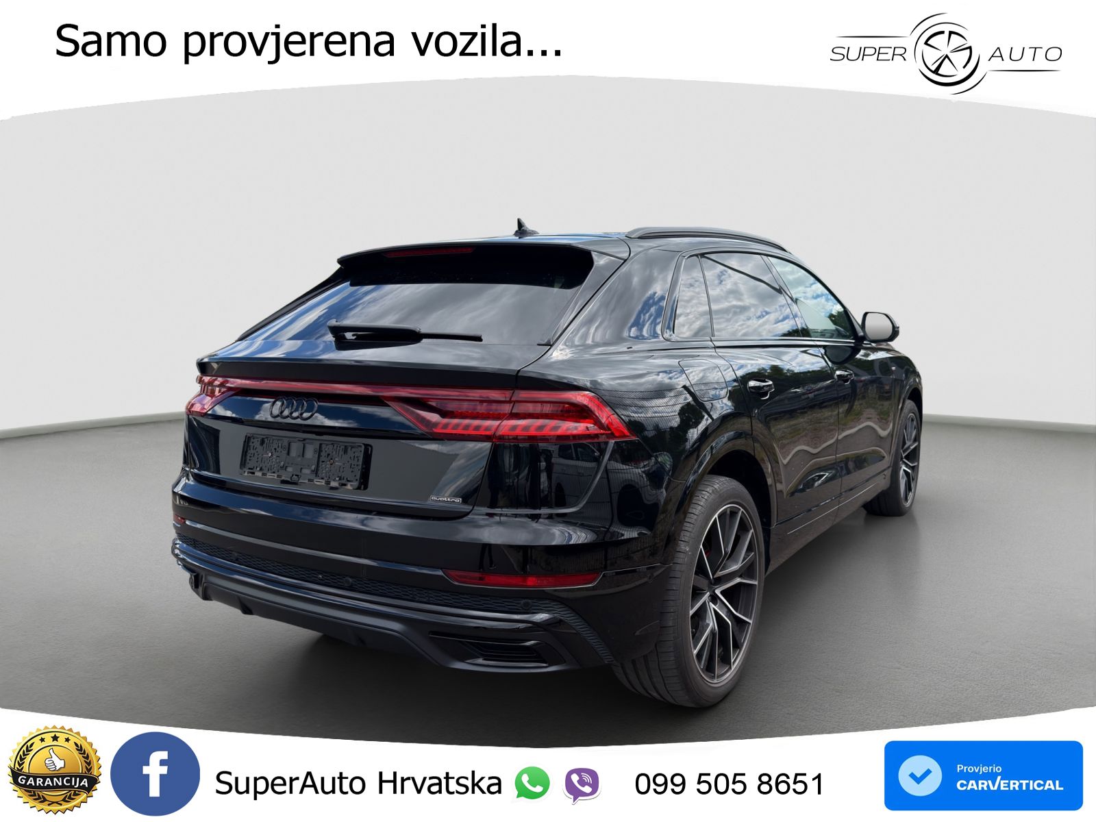 Audi Q8 50 TDI V6 (286 KS) quattro Tiptronic S line LED+GR SJED+ACC
