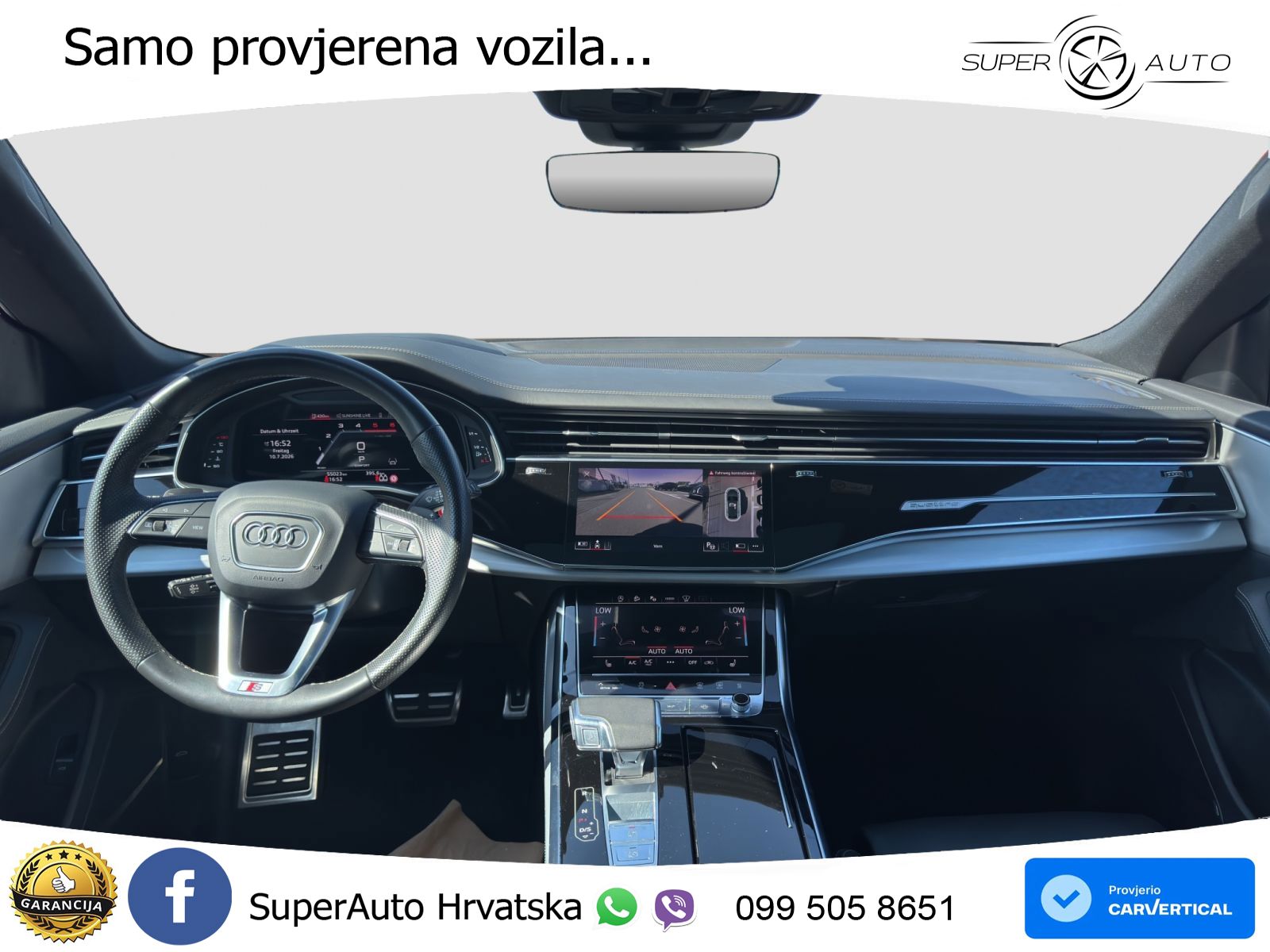 Audi Q8 50 TDI V6 (286 KS) quattro Tiptronic S line LED+GR SJED+ACC