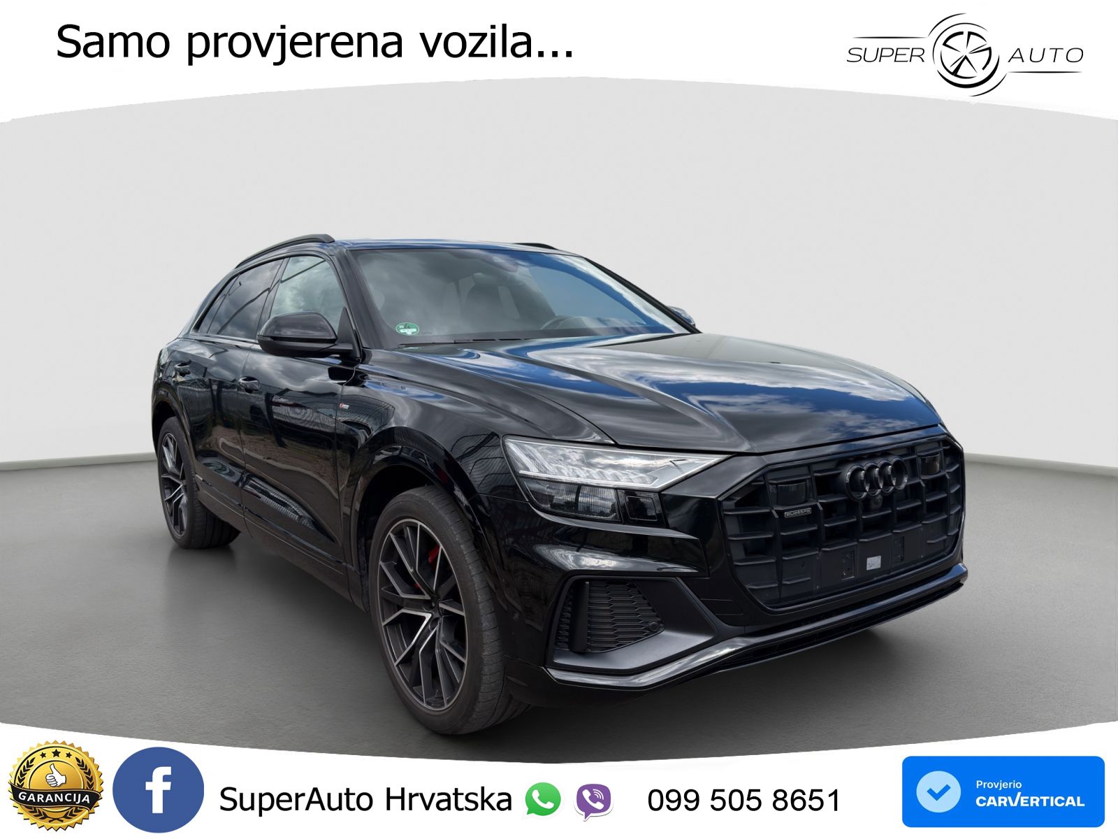 Audi Q8 50 TDI V6 (286 KS) quattro Tiptronic S line LED+GR SJED+ACC