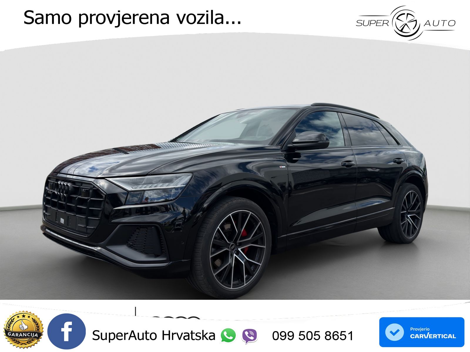 Audi Q8 50 TDI V6 (286 KS) quattro Tiptronic S line LED+GR SJED+ACC