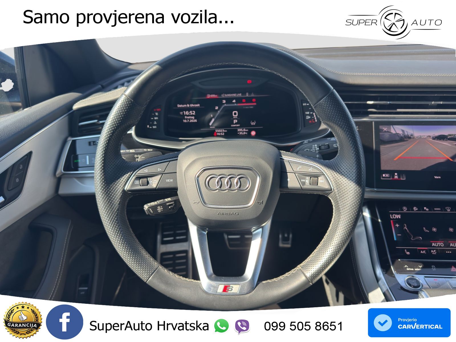 Audi Q8 50 TDI V6 (286 KS) quattro Tiptronic S line LED+GR SJED+ACC