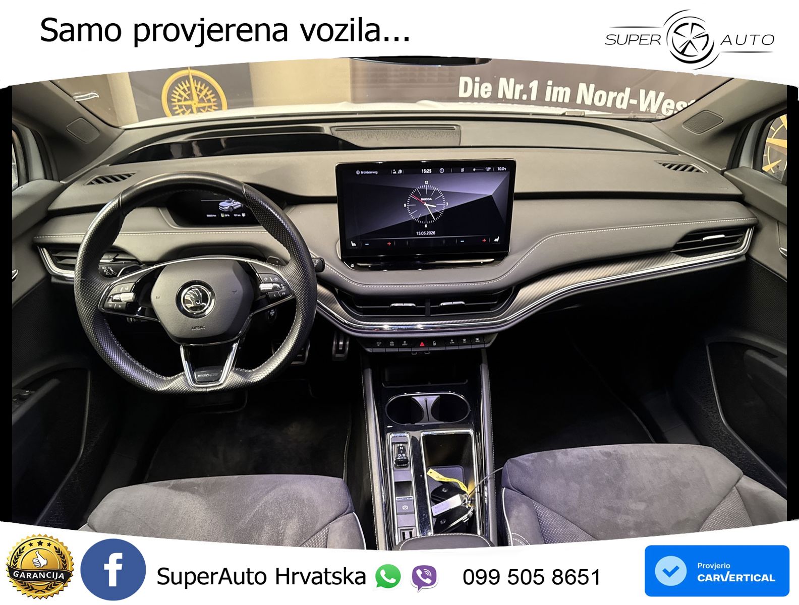 Škoda Enyaq iV 80x 82 kWh (265 KS) AWD SportLine LED+GR SJED+ACC
