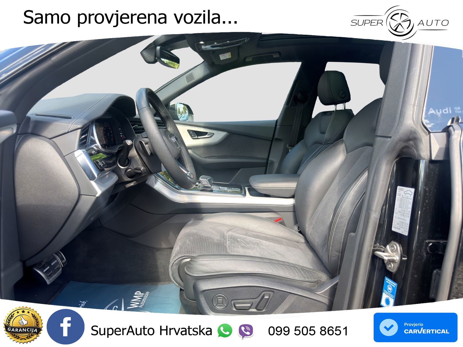 Audi Q8 50 TDI V6 (286 KS) quattro Tiptronic S line LED+GR SJED+ACC
